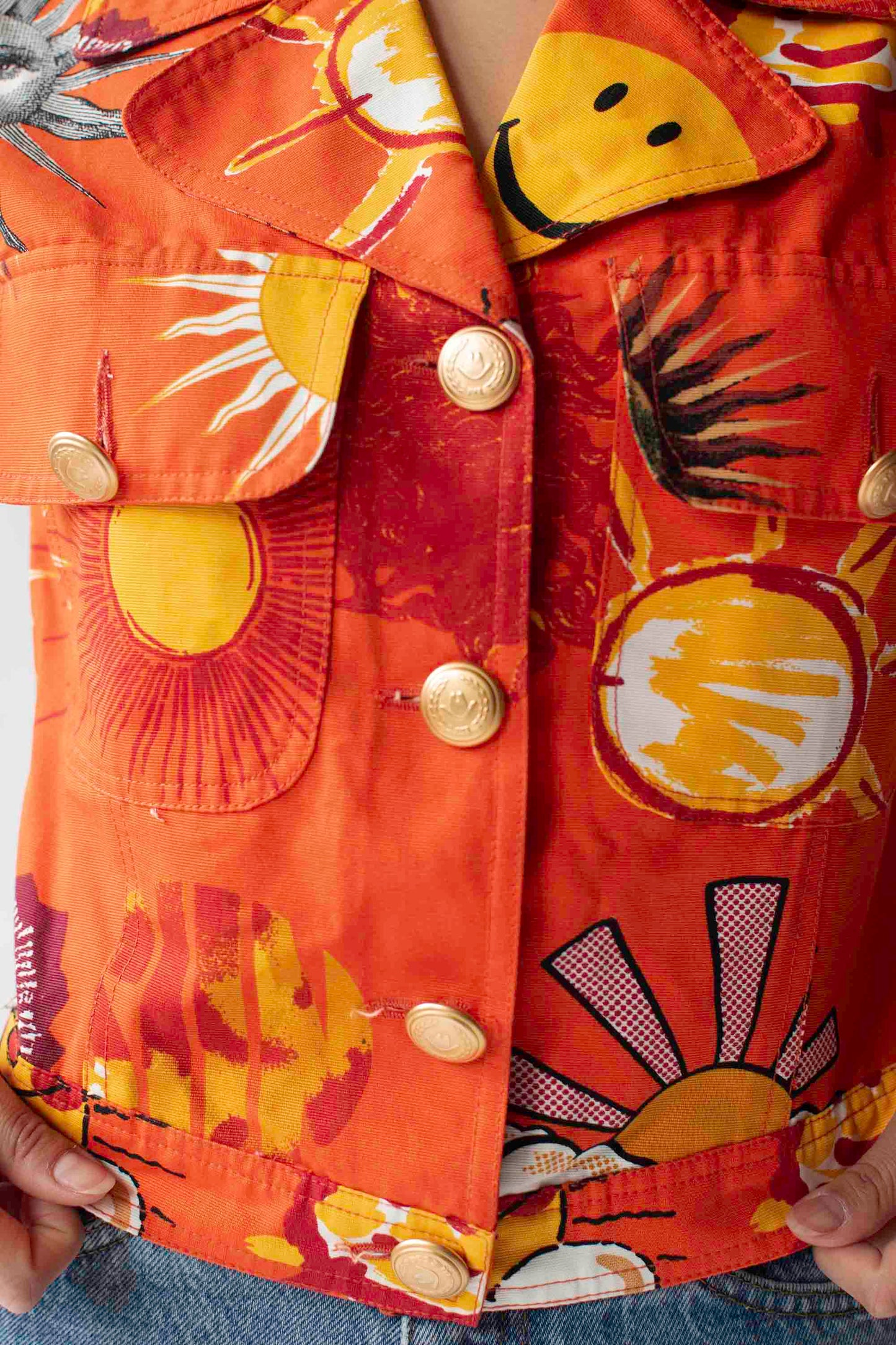 1990s Printed Vest | Moschino Jeans