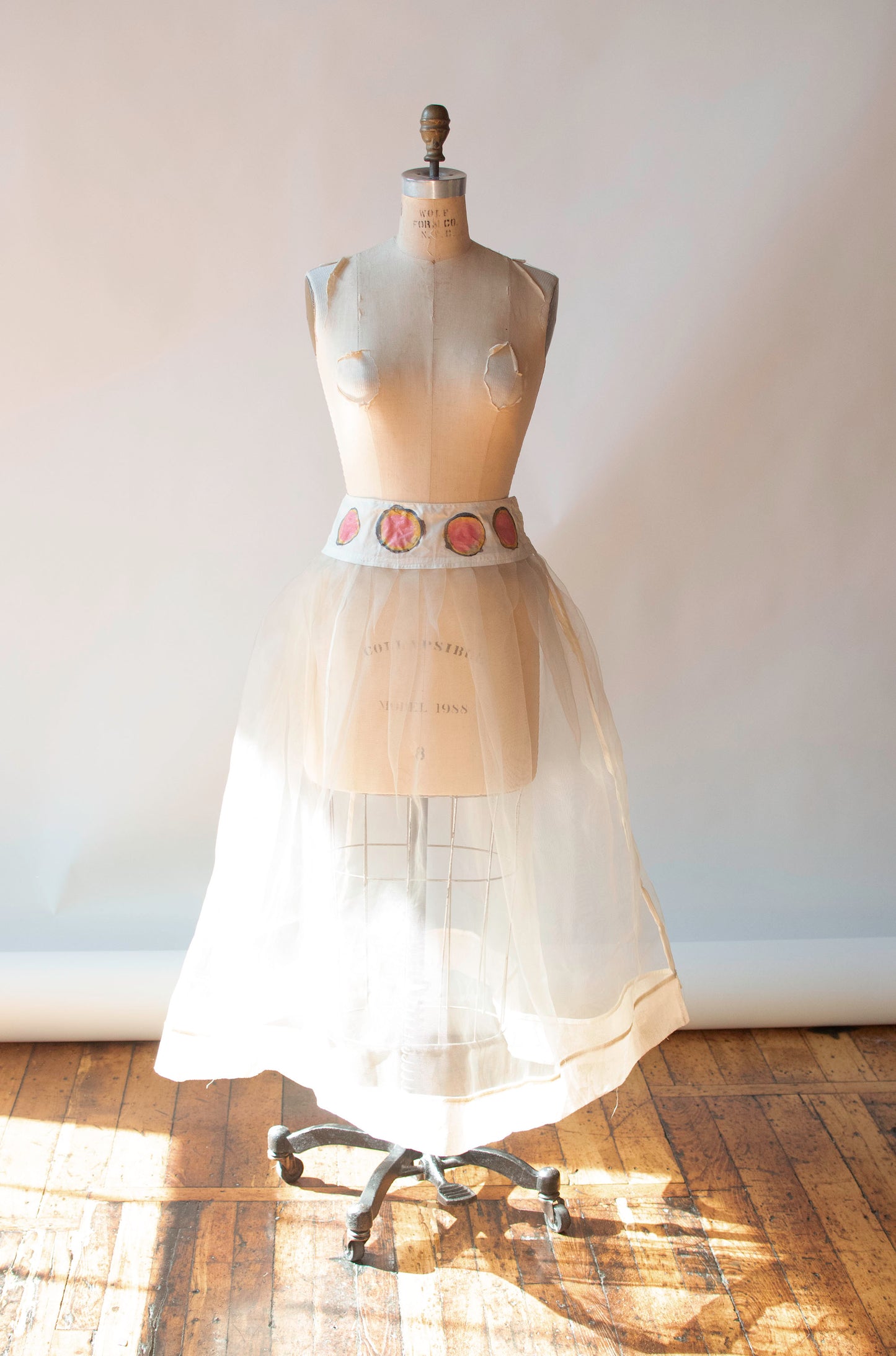 1950s Painted Crinoline