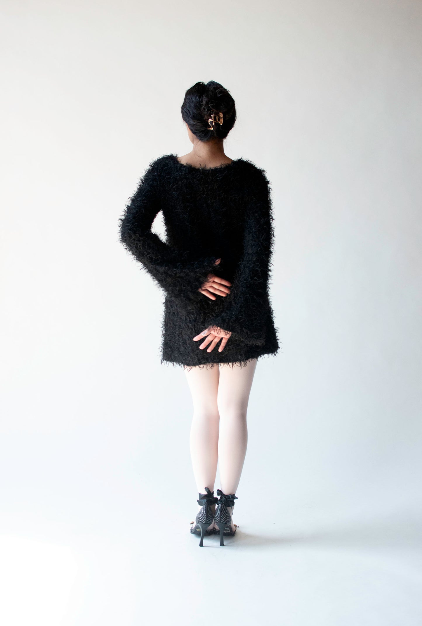 1990s Fuzzy Mini Dress | Betsey Johnson