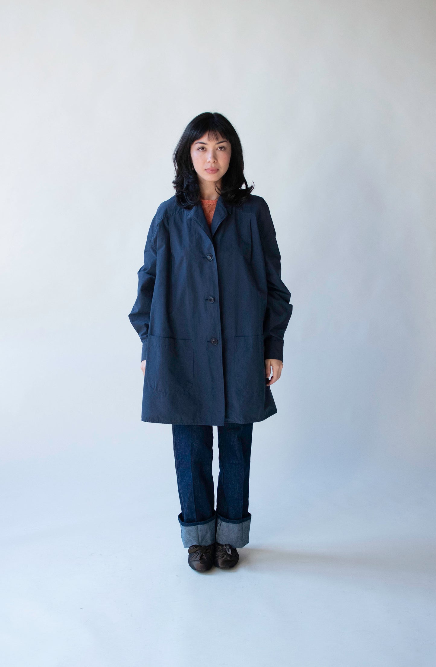 Navy Wind Coat | Fendi