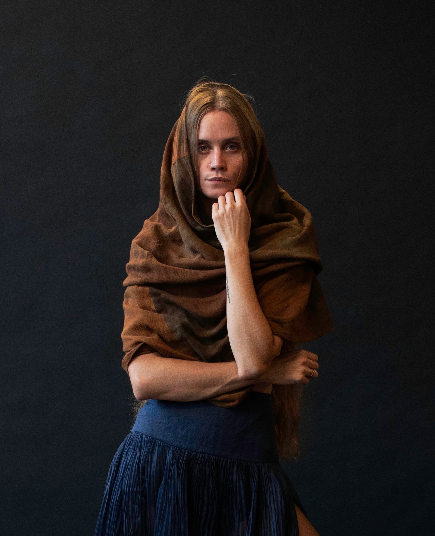 Mottled Cowl Scarf | Romeo Gigli 1991