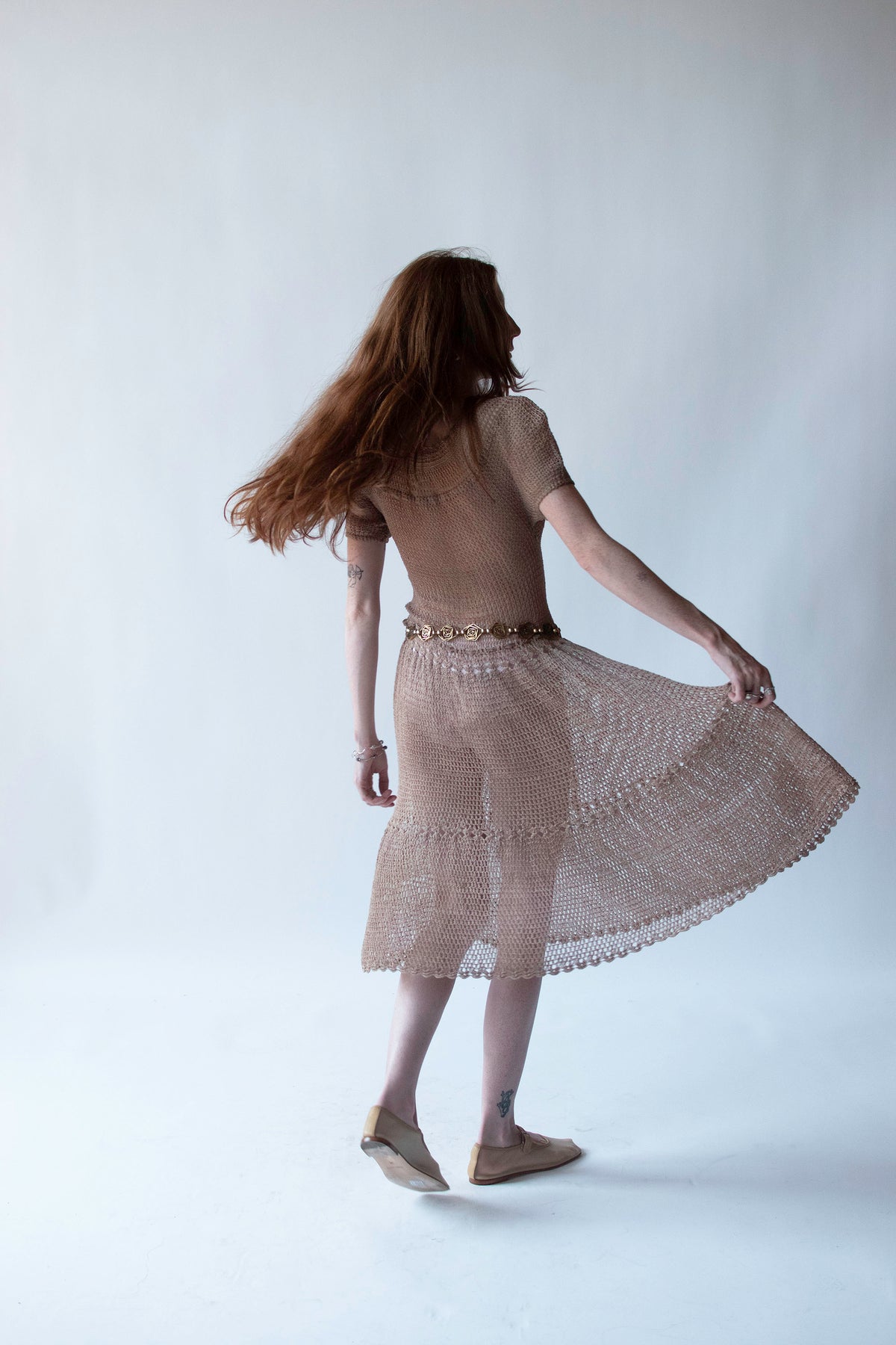 1930s Crochet Dress