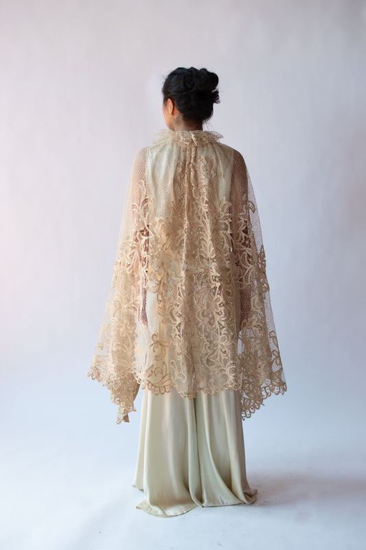 Battenburg Lace Cape