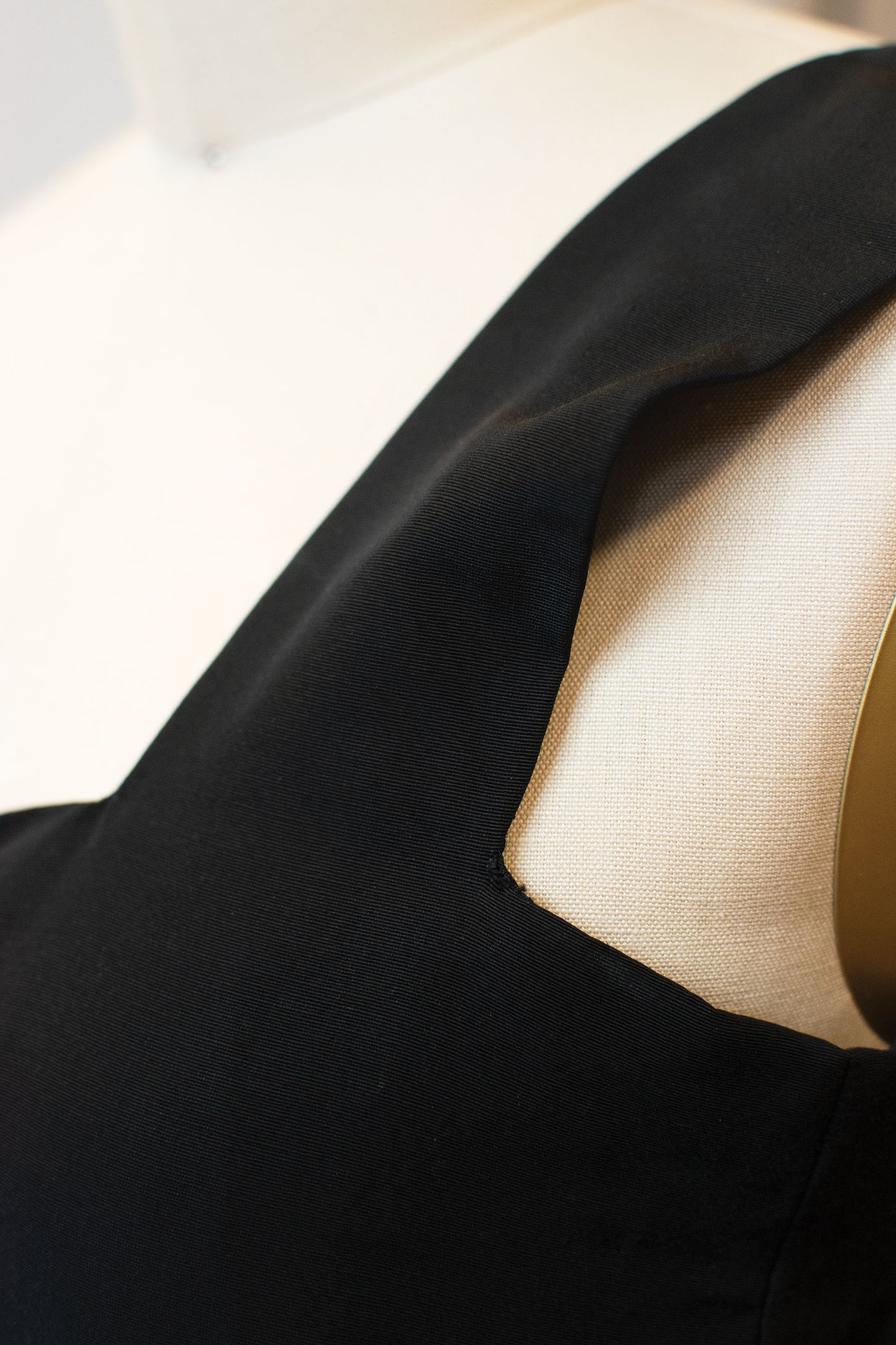 1950s Black Silk Faille Dress | Christian Dior New York