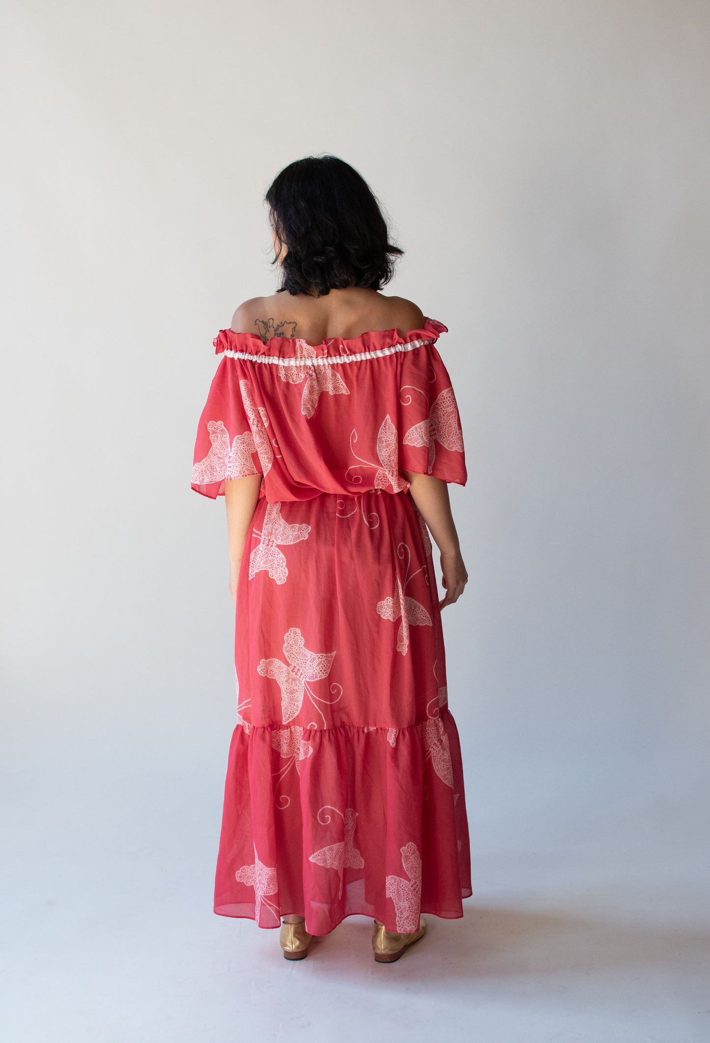 Butterfly Print Dress | Yves Saint Laurent