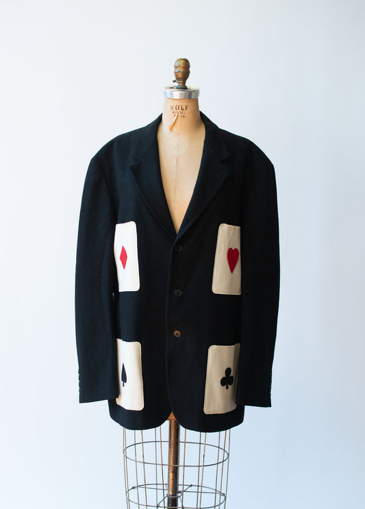 Men's Card Blazer | Moschino