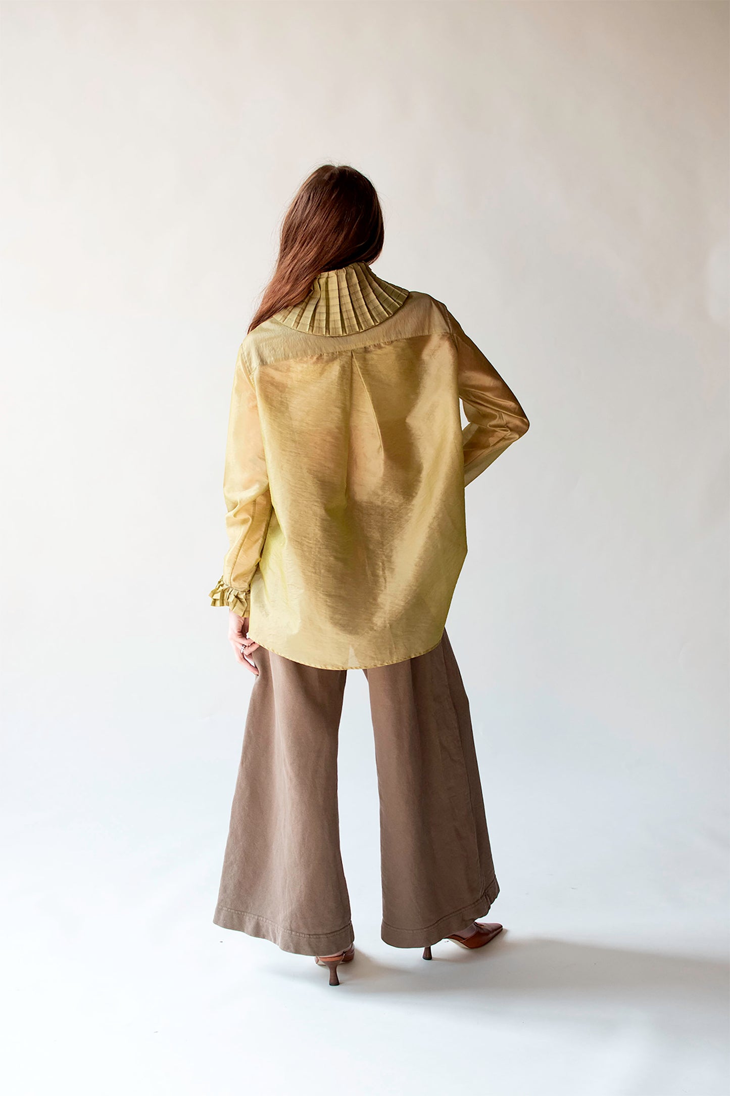 Iridescent Organza Shirt | Romeo Gigli