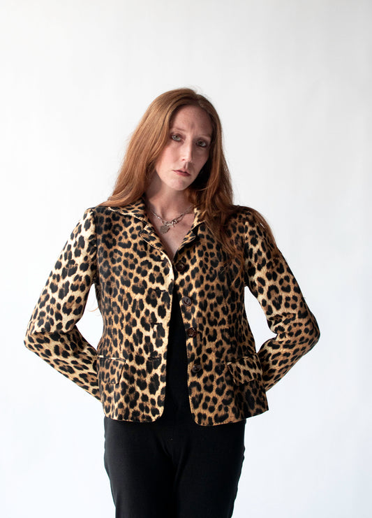 Leopard Print Jacket | Moschino Cheap & Chic