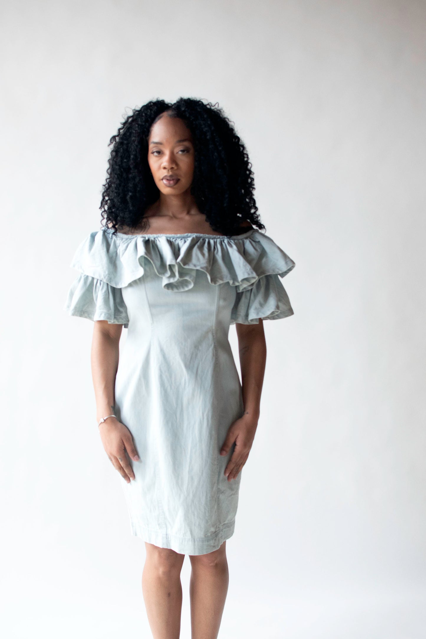 Charmbray Ruffle Collar Dress | Jan Barboglio