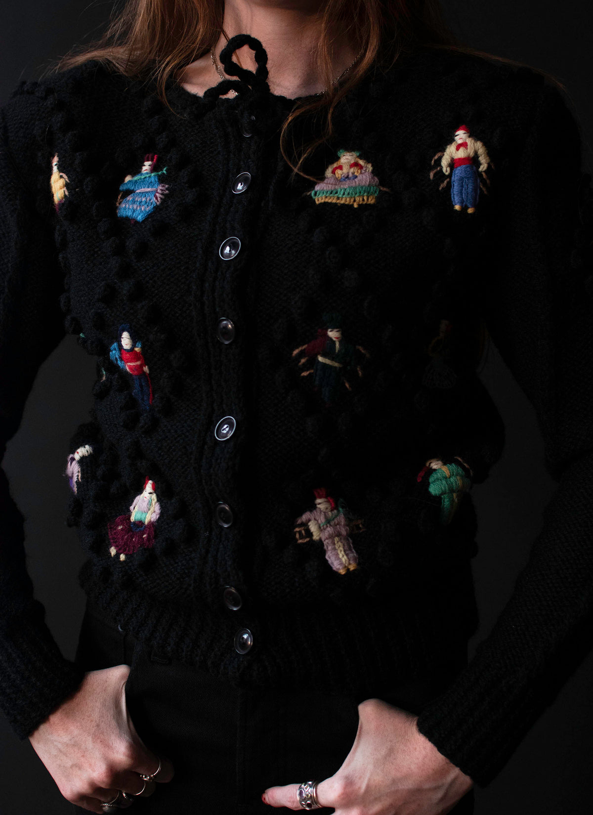 Embroidered Sweater | Norma Kamali
