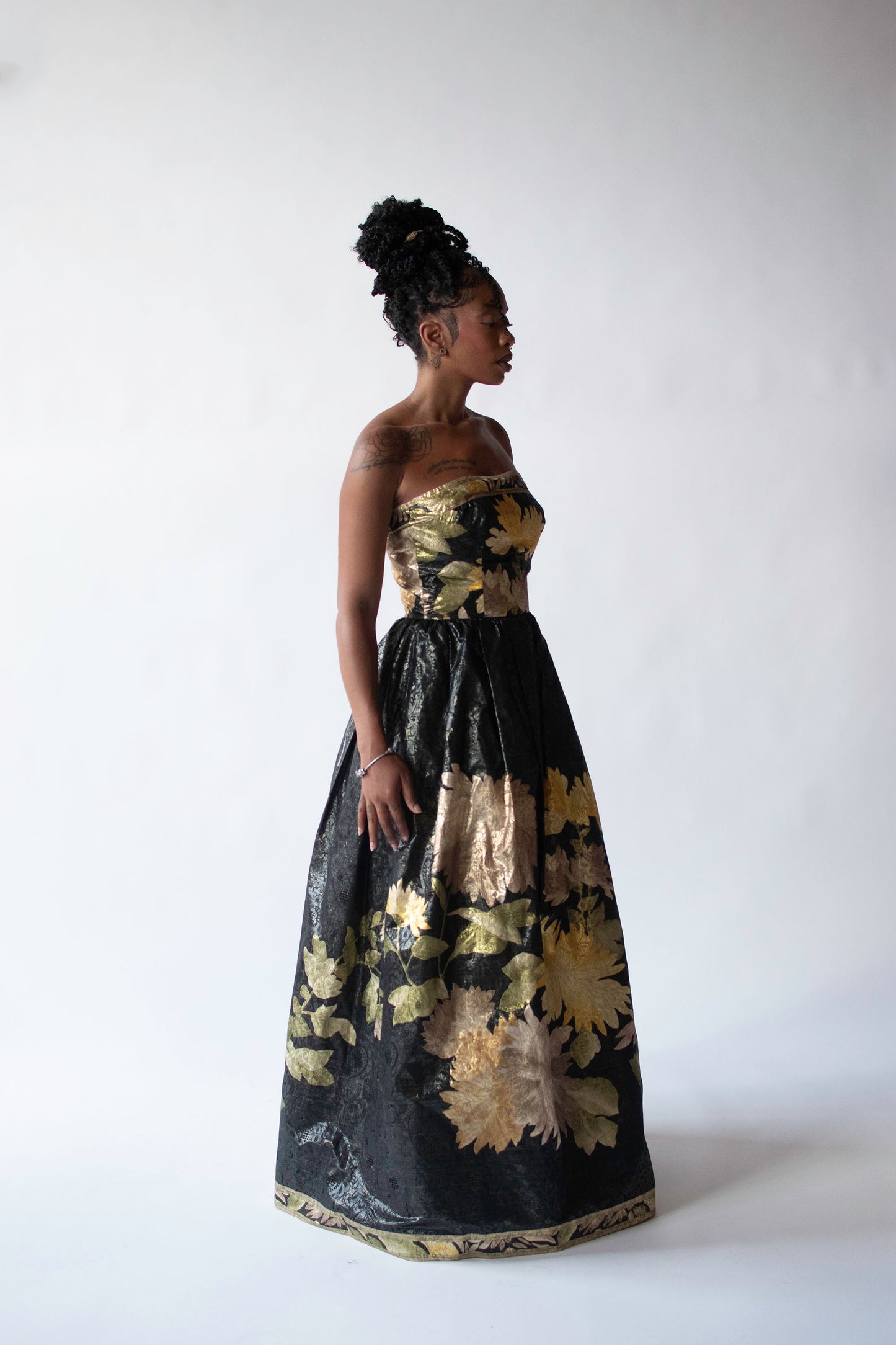 1980s Lame Gown | Leonard Paris