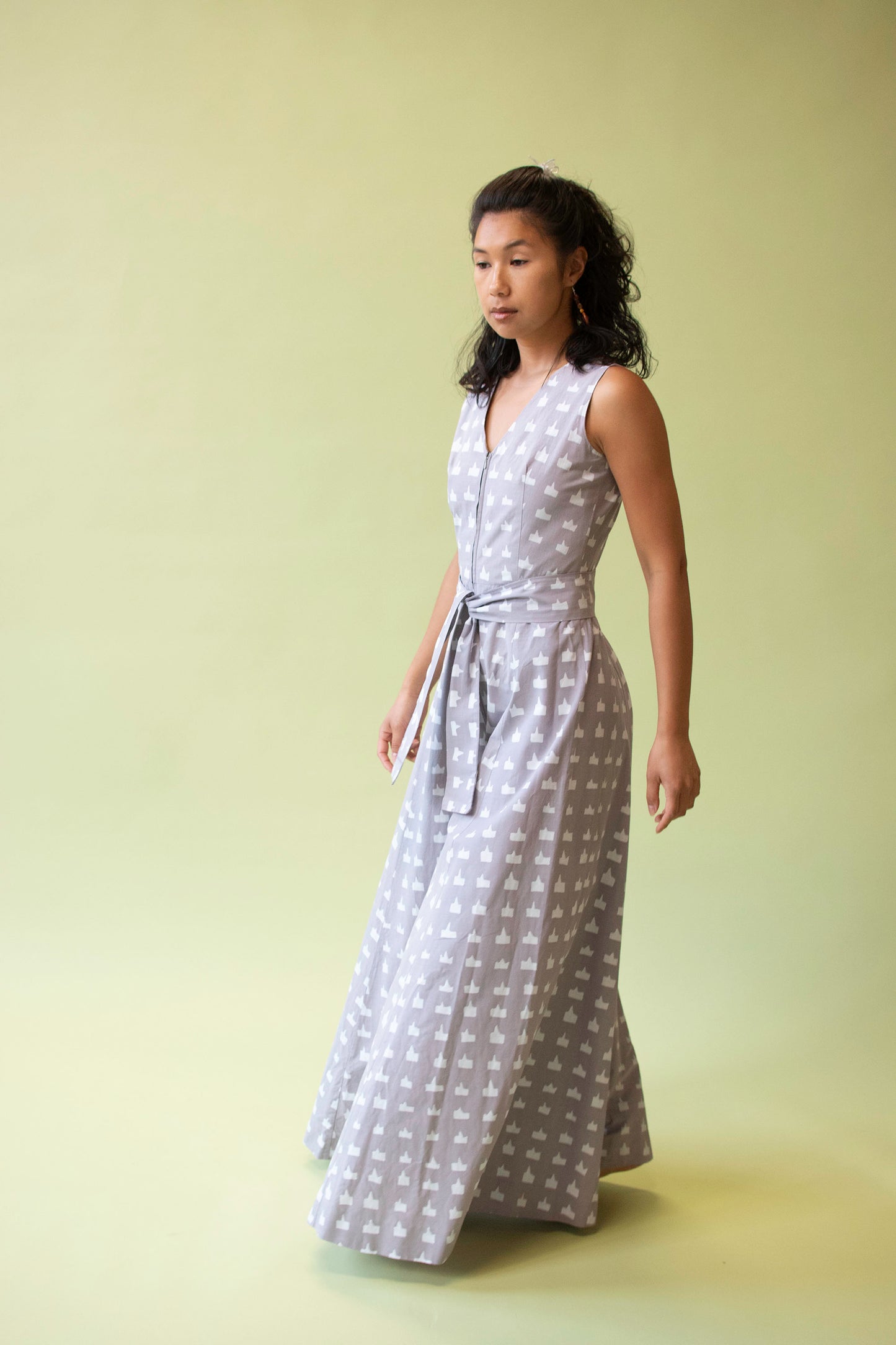 Abstract Print Jumpsuit | Marimekko 1969