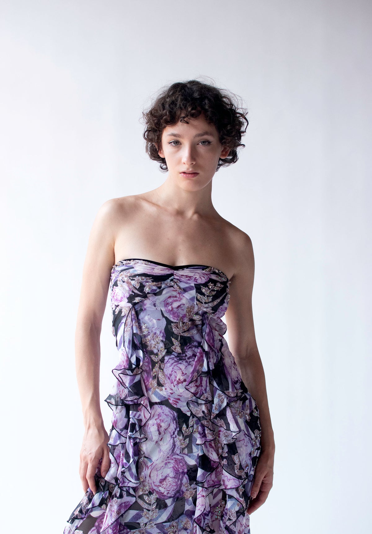 Floral Print Chiffon Dress | Diane Von Furstenberg