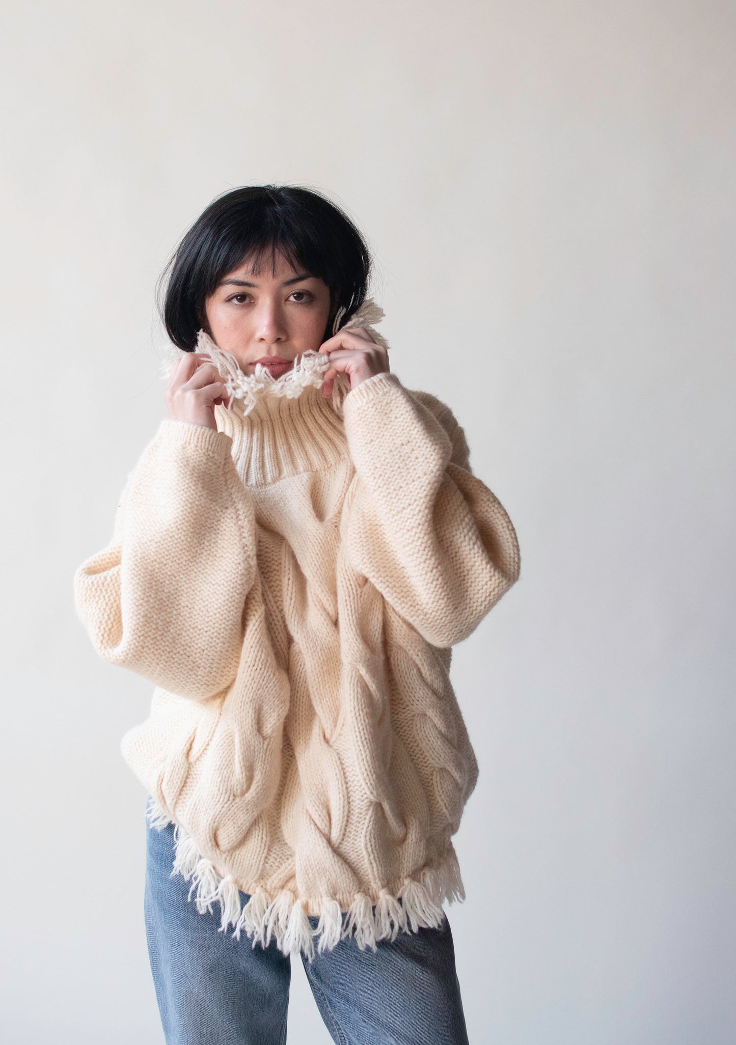 1990s Cable Knit Sweater