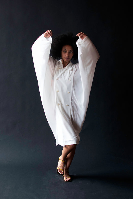 Sheer White Dress | Comme des Garcons 1988