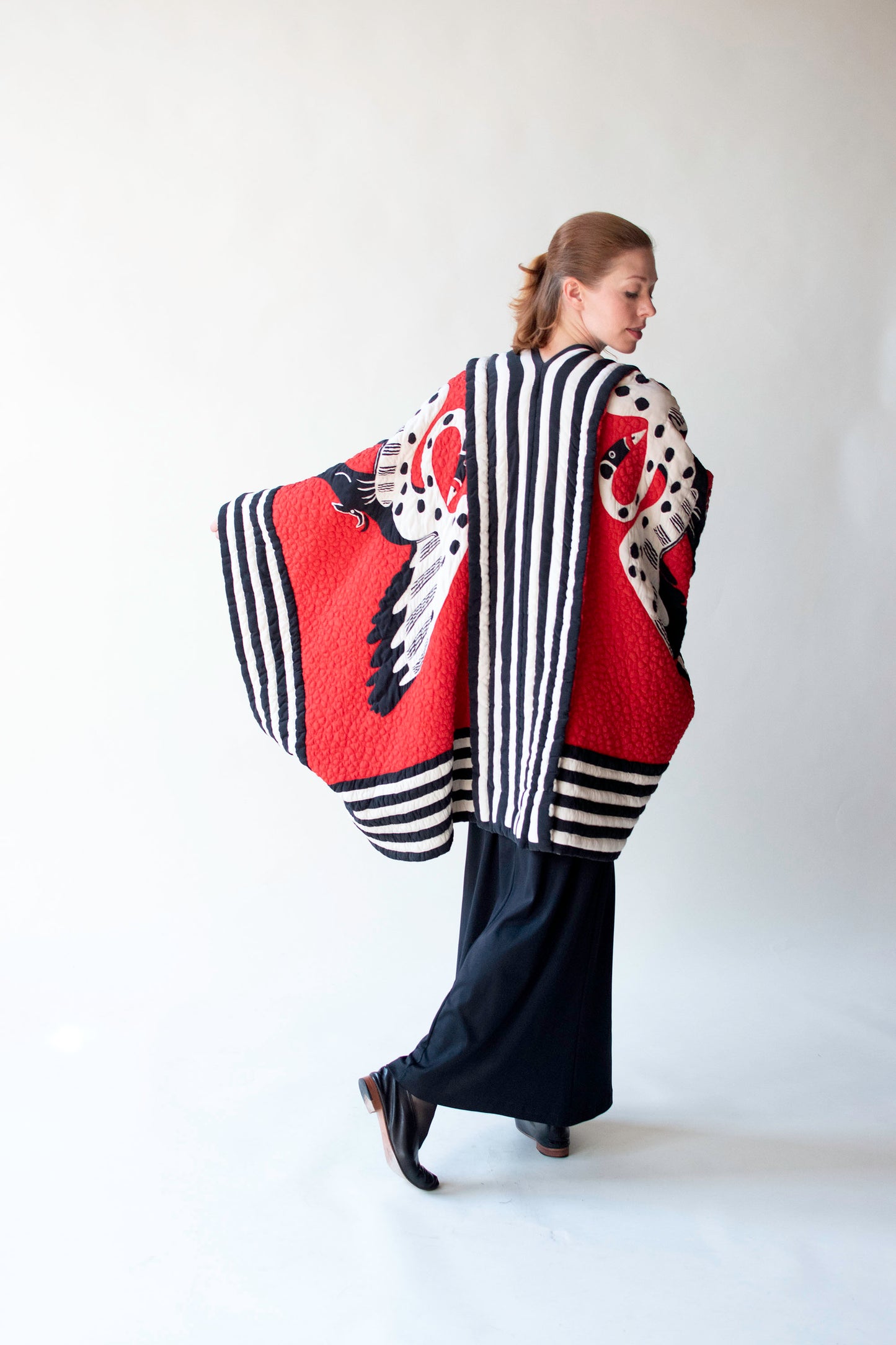 Quilted Silk Evening Coat | Michaele Vollbracht