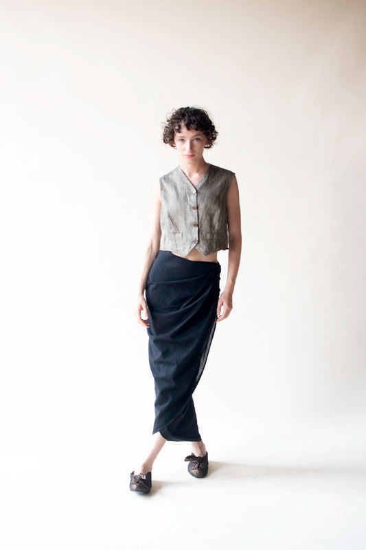 Pinstripe Skirt | Romeo Gigli 1994