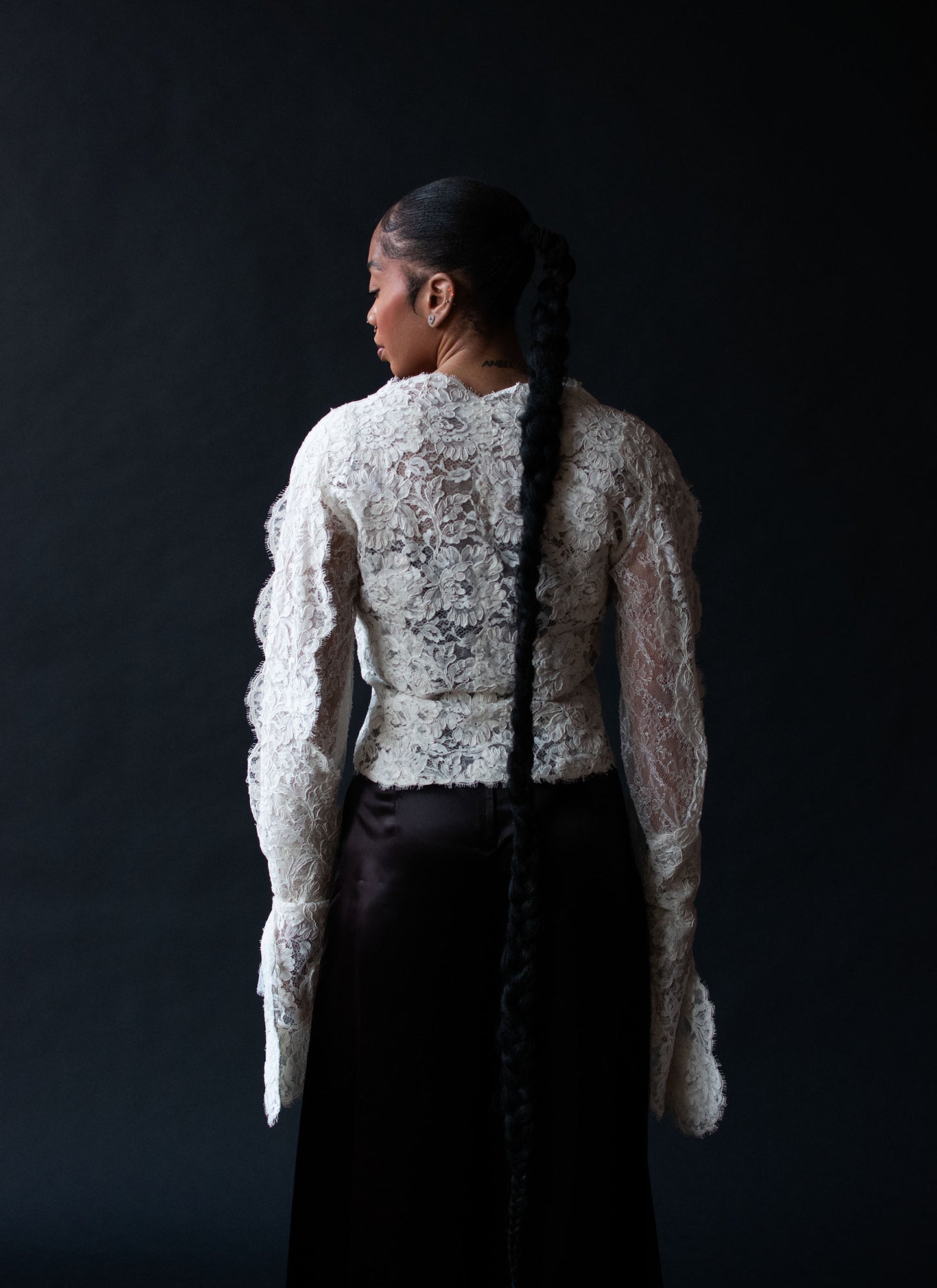 1990s Lace Blouse | Bill Blass