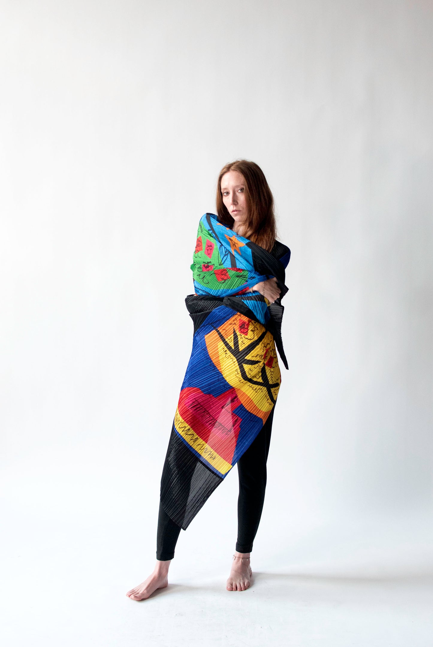 'Afternoon Tea' Convertible Shawl | Issey Miyake Pleats Please