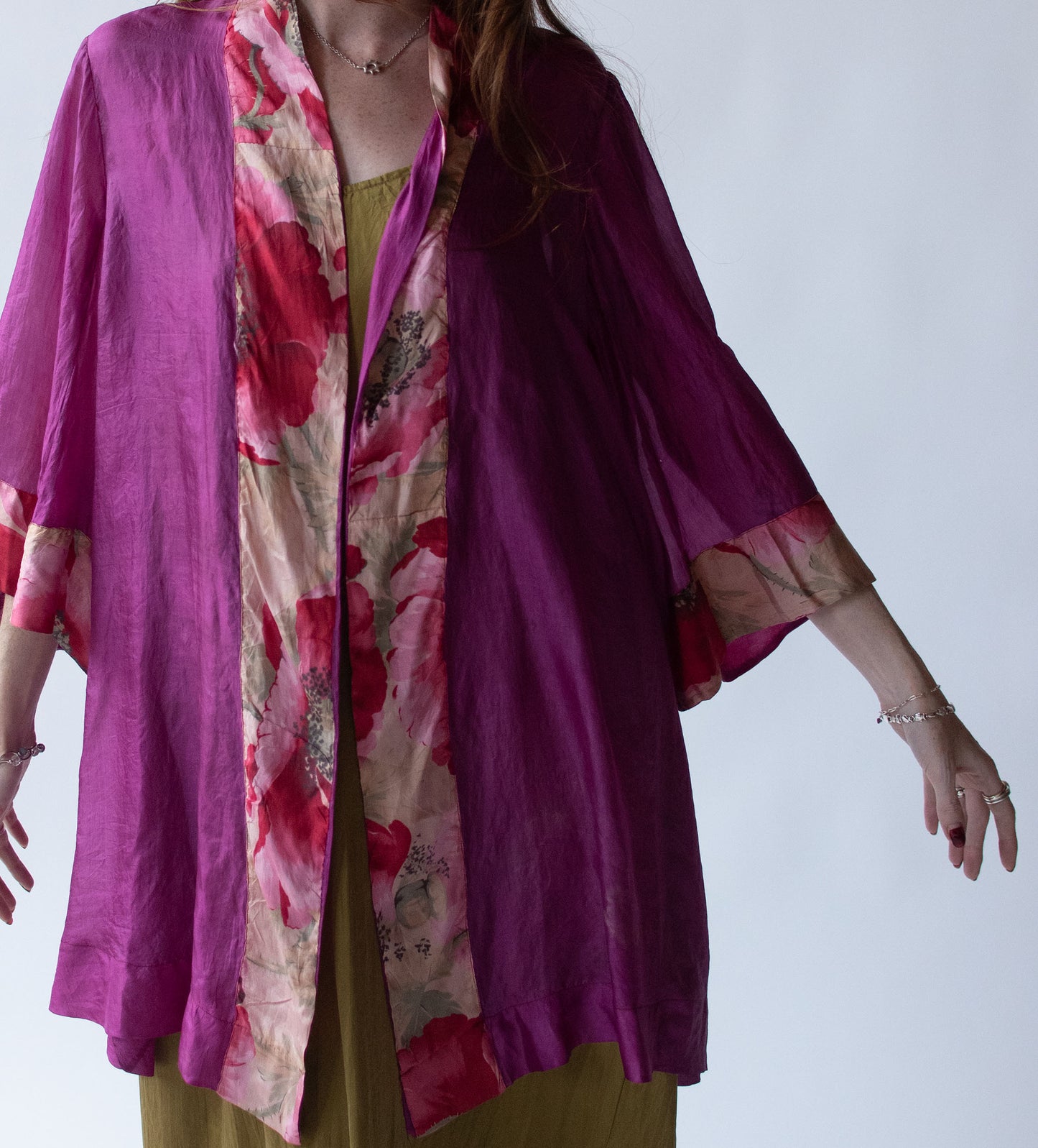 1920s Tissue Silk Jacket