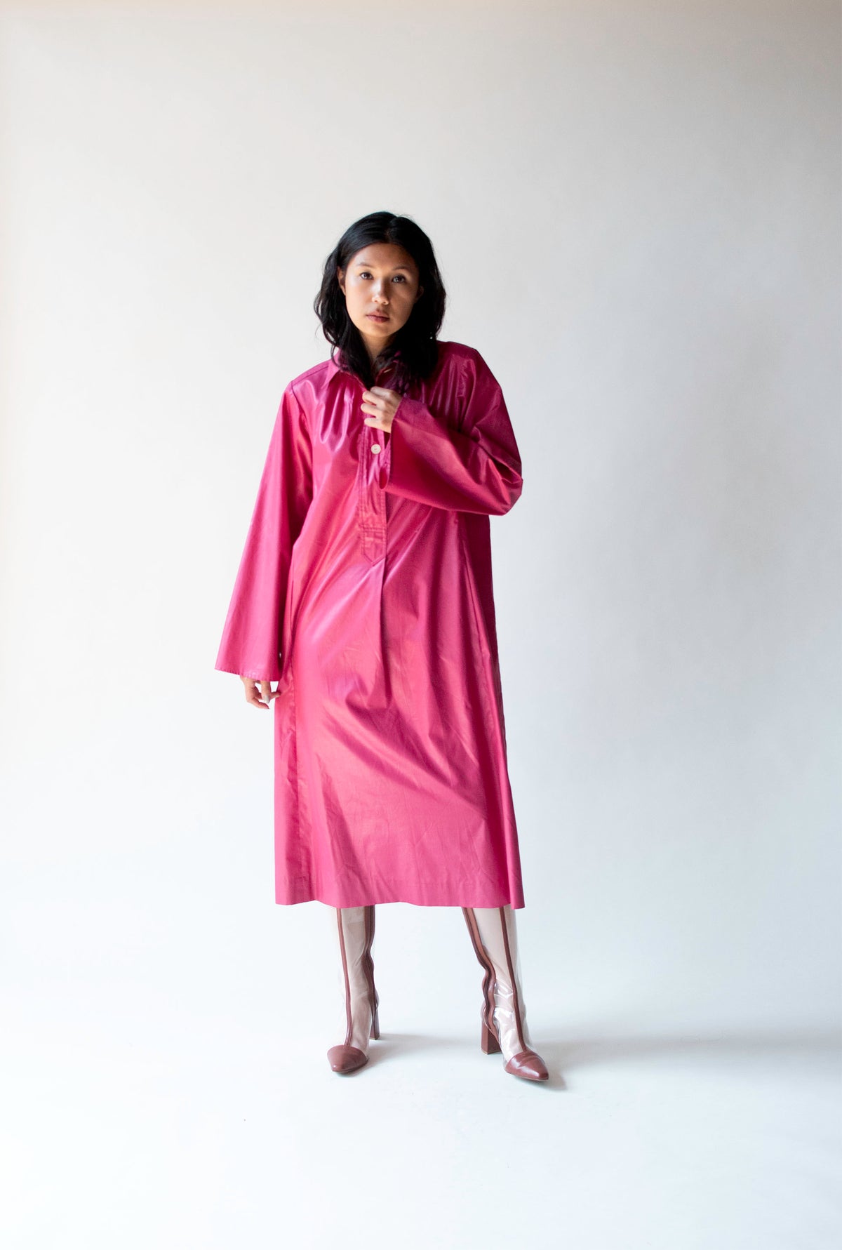 Polished Cotton Dress | Alice Blaine for Design Research