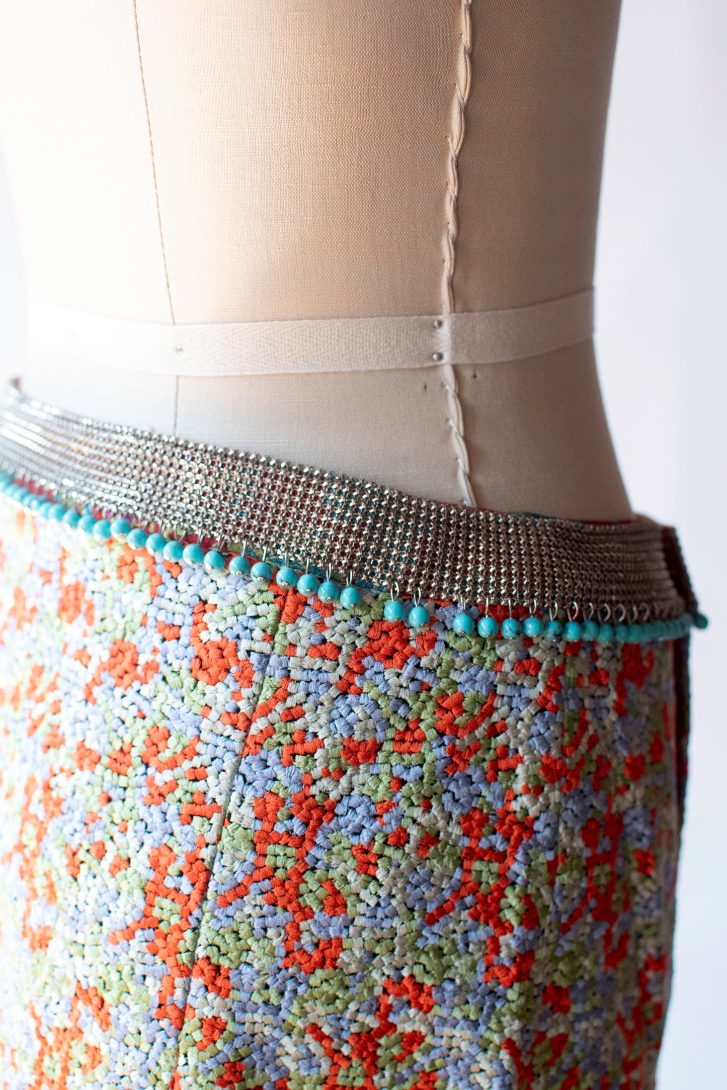 Embroidered Skirt | Gianni Versace FW 1999
