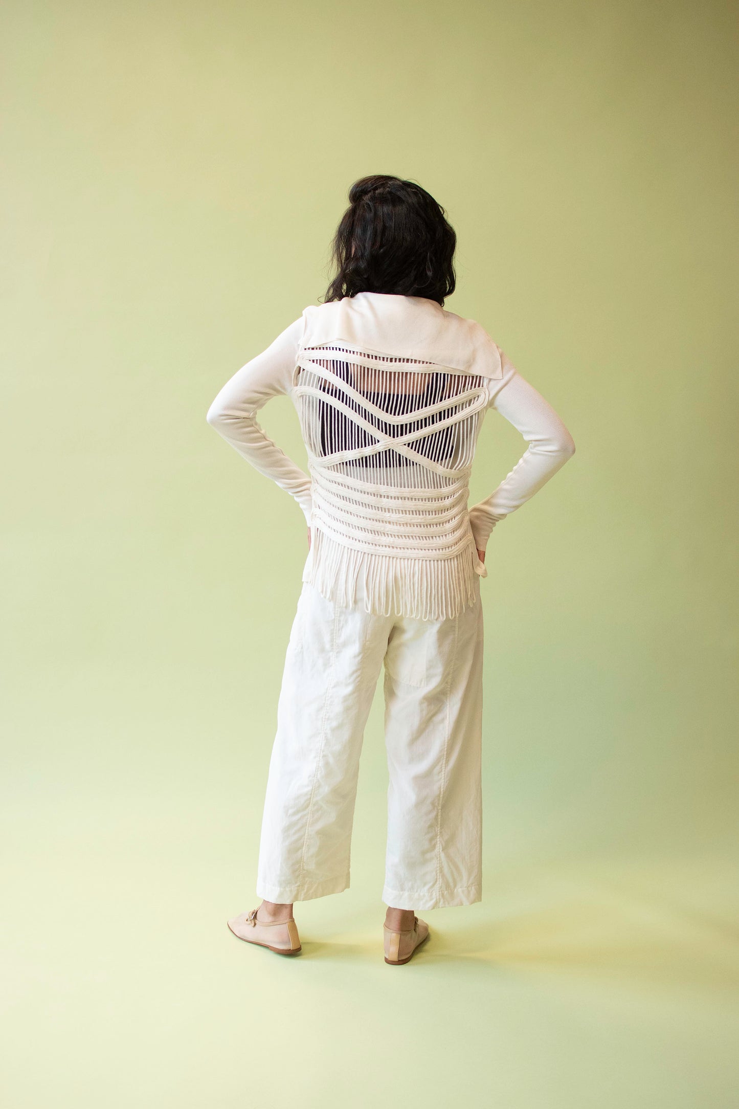 String Knit Cardigan | Ernestina Cerini SS 1993