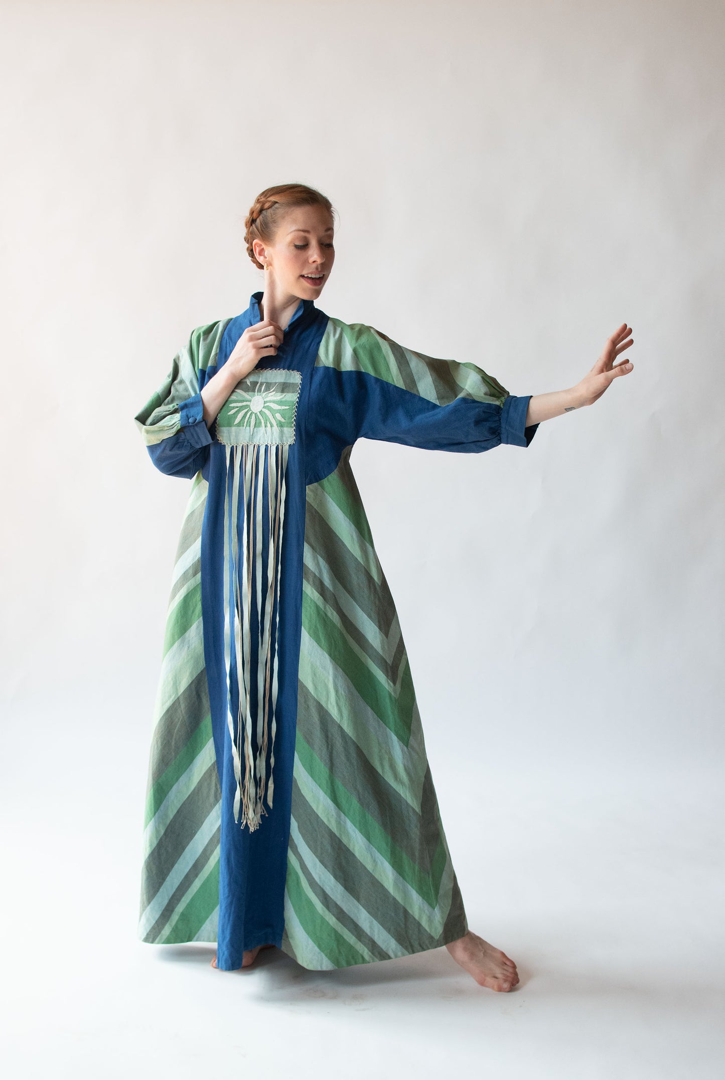 1960s Striped Dress | Roberta Vercellino y Luis