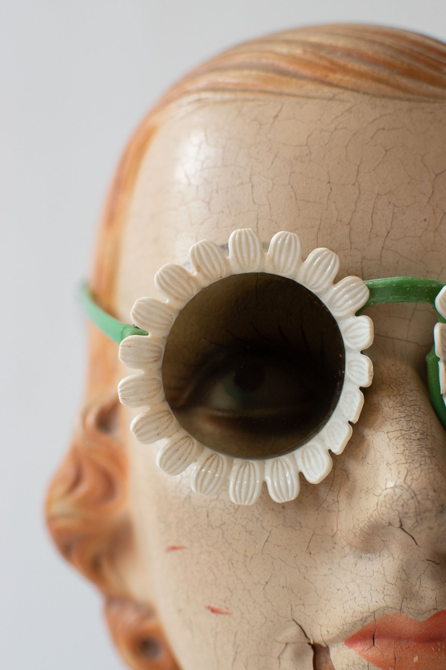 1940s Daisy Sunglasses | Green Temples