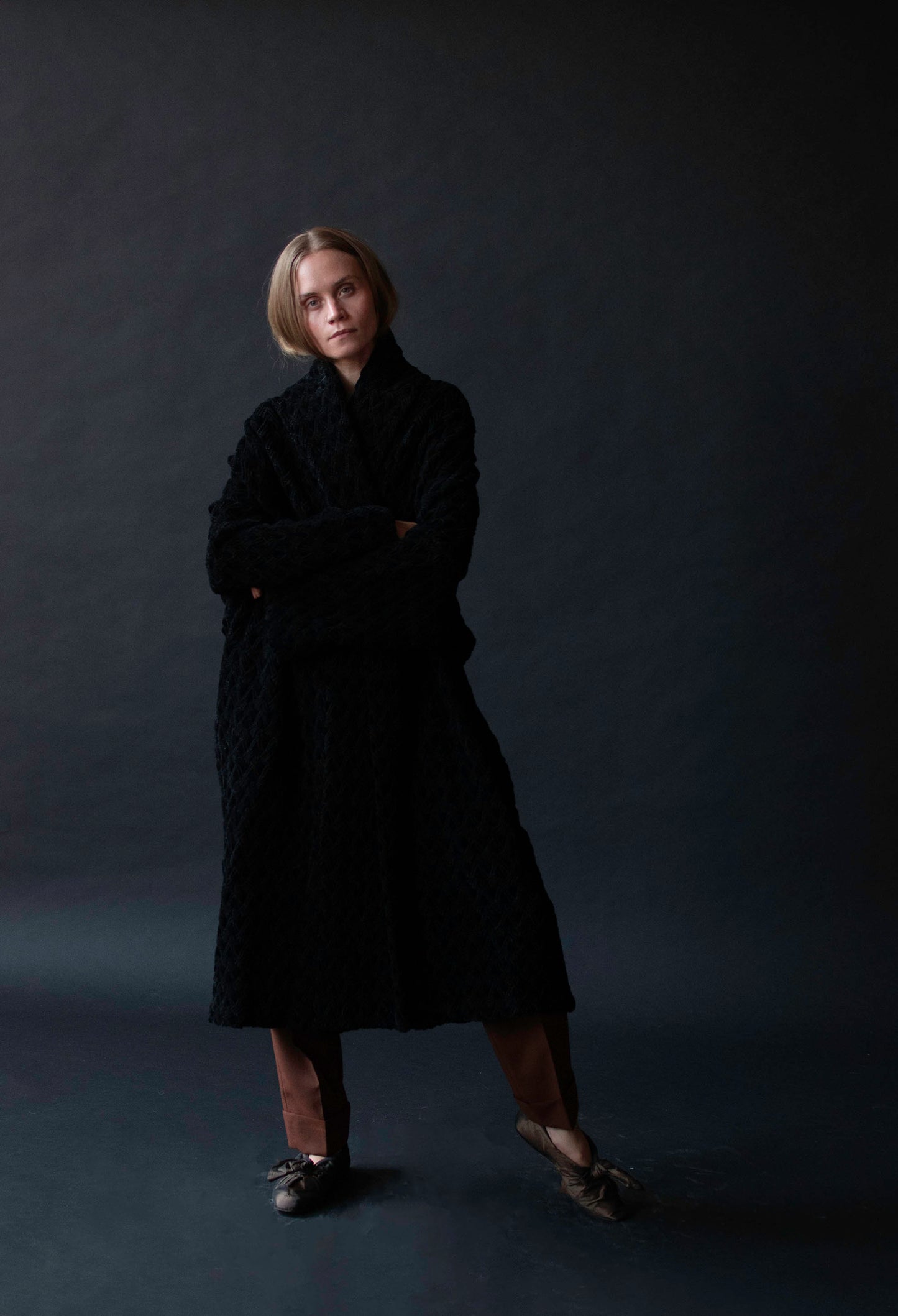 Black Velvet Coat | Callaghan by Romeo Gigli