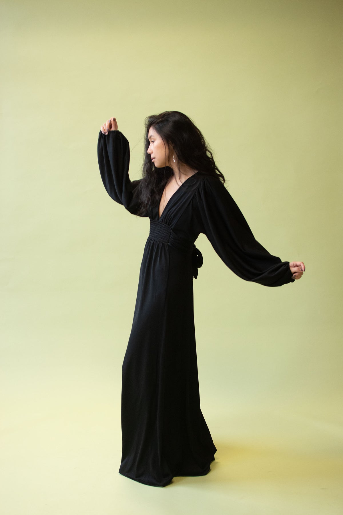 1970s Balloon Sleeve Dress | Ossie Clark