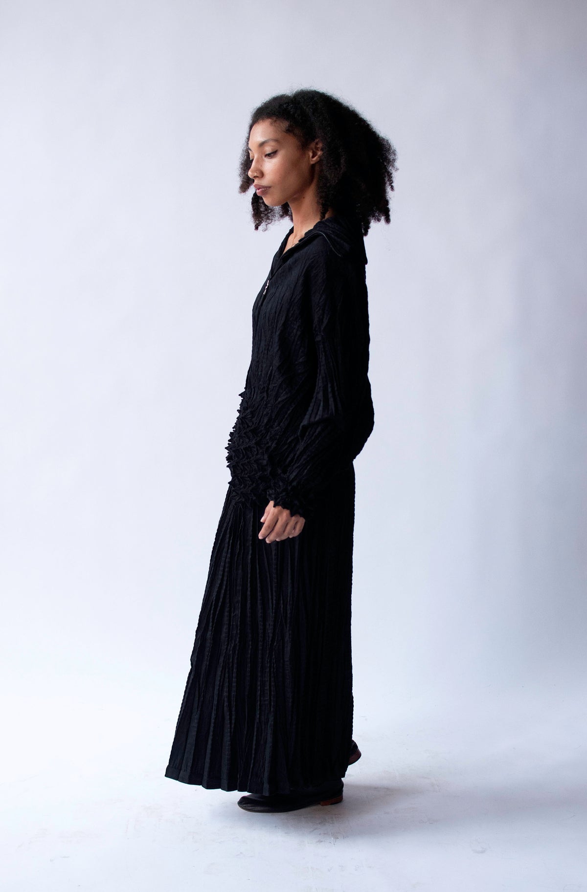Pleated Set | Kazuko Okazaki