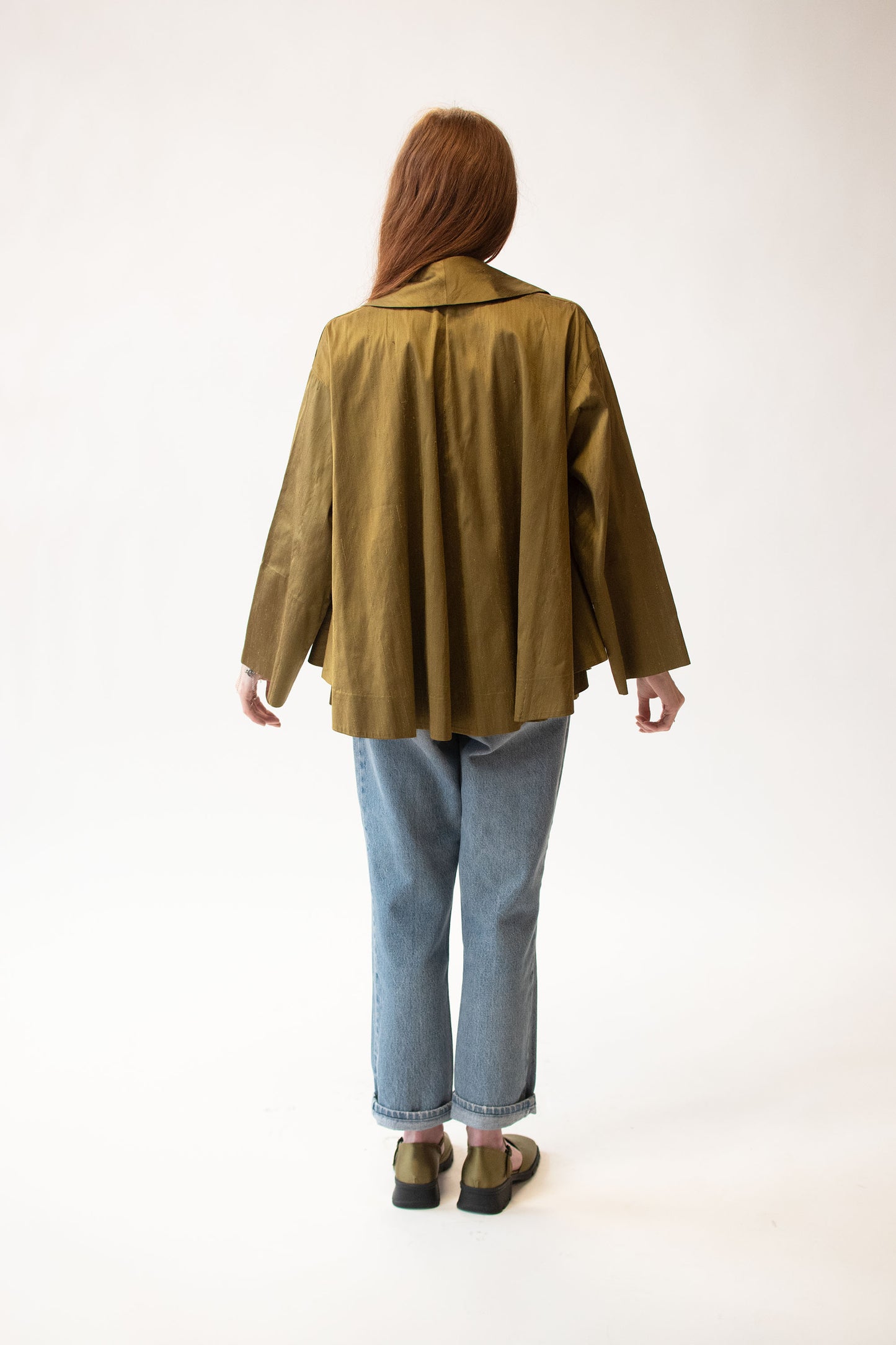 Green Silk Jacket | Romeo Gigli SS1990