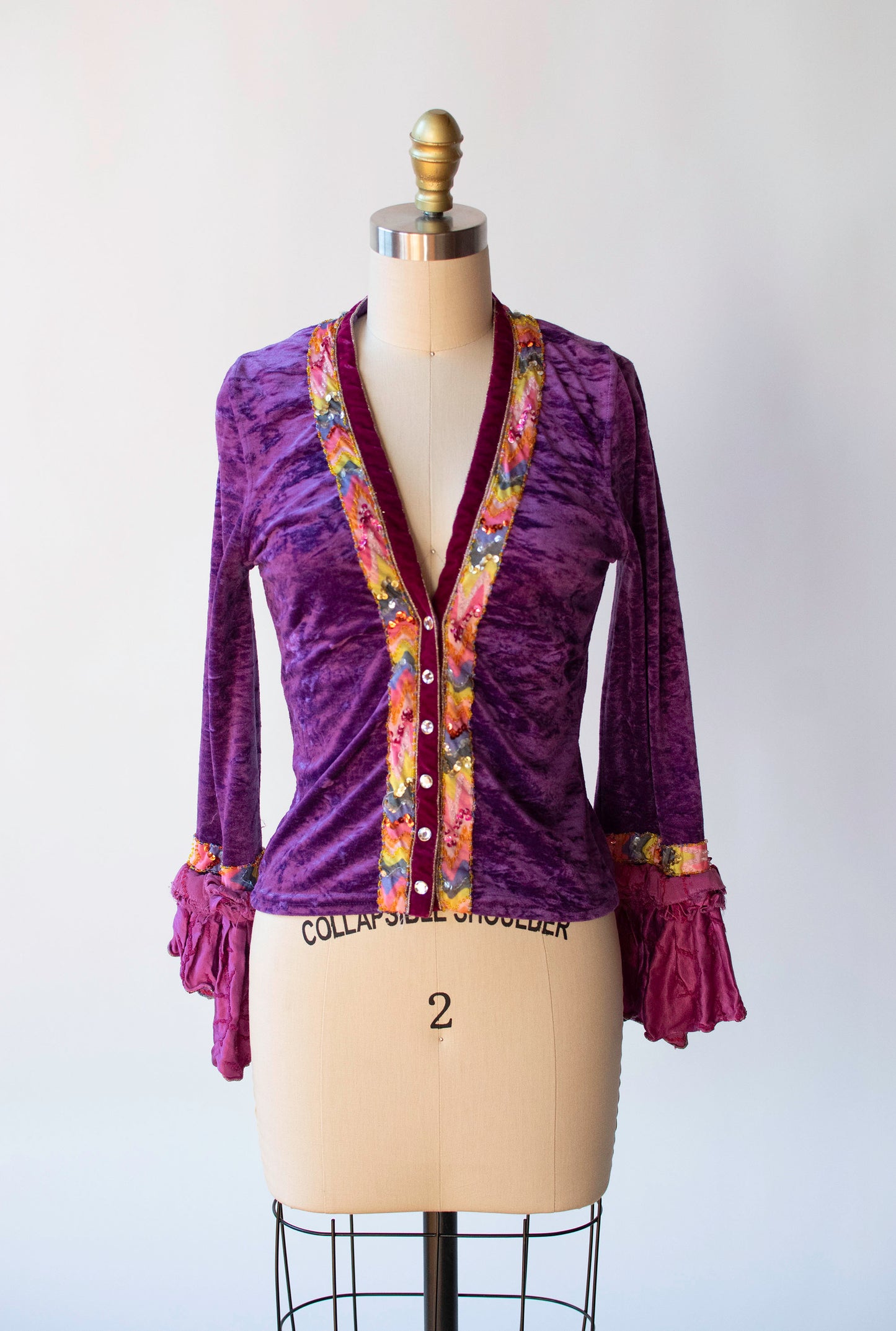 Crushed Velvet Cardigan | Voyage Invest in the Original