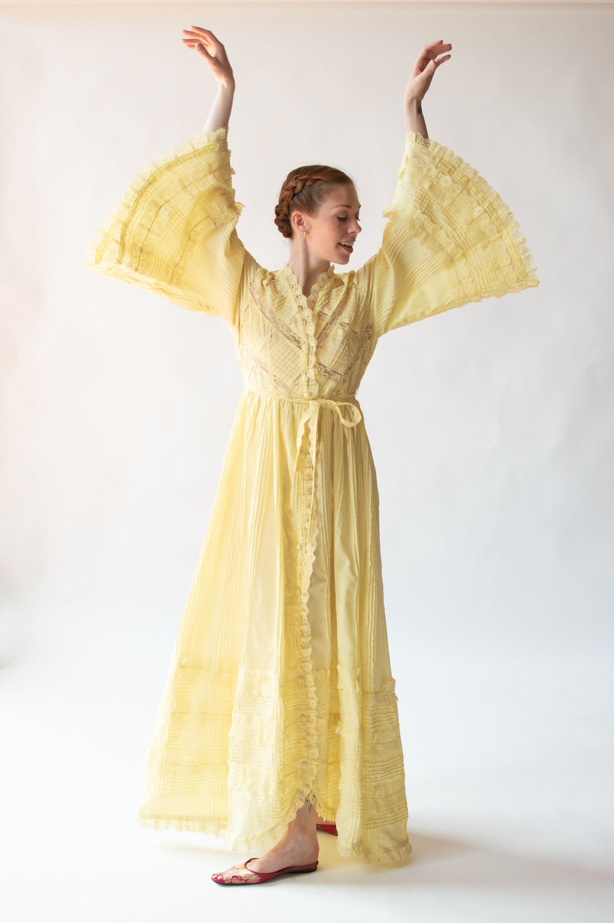 1970s Mexican Wedding Dress