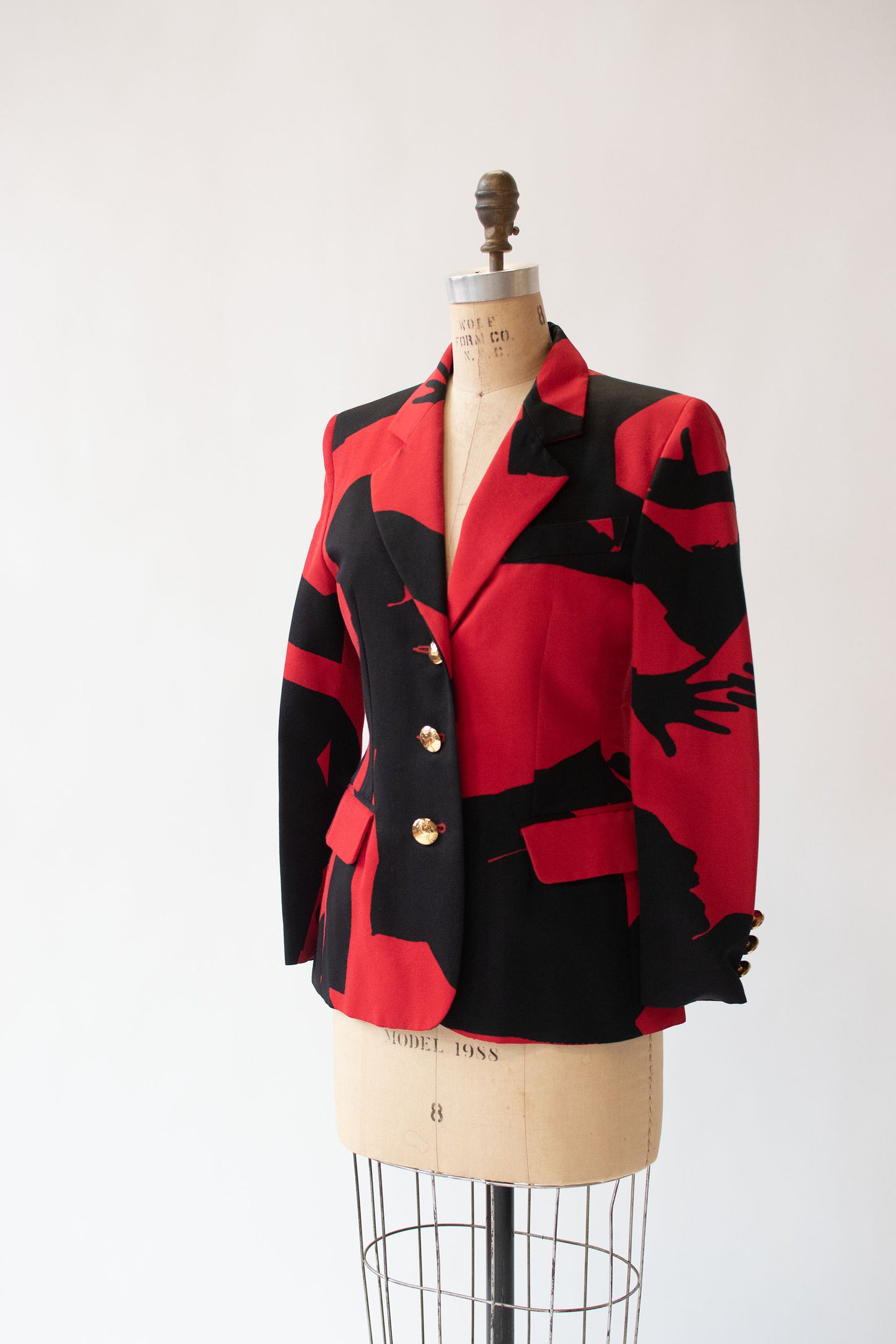 1990s Olive Oyl Blazer | Moschino Cheap & Chic