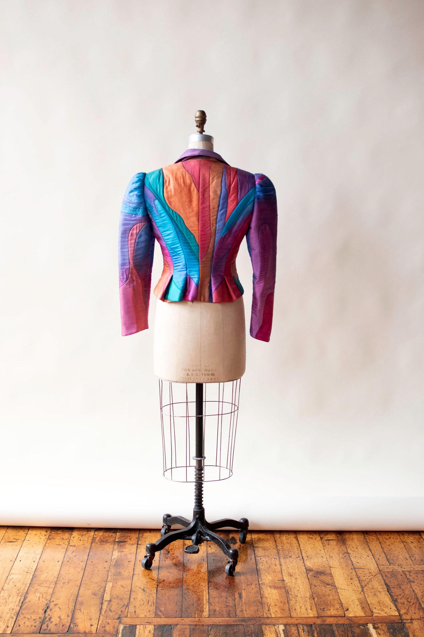 Rainbow Quilted Silk Jacket | Iza Sant' Anna