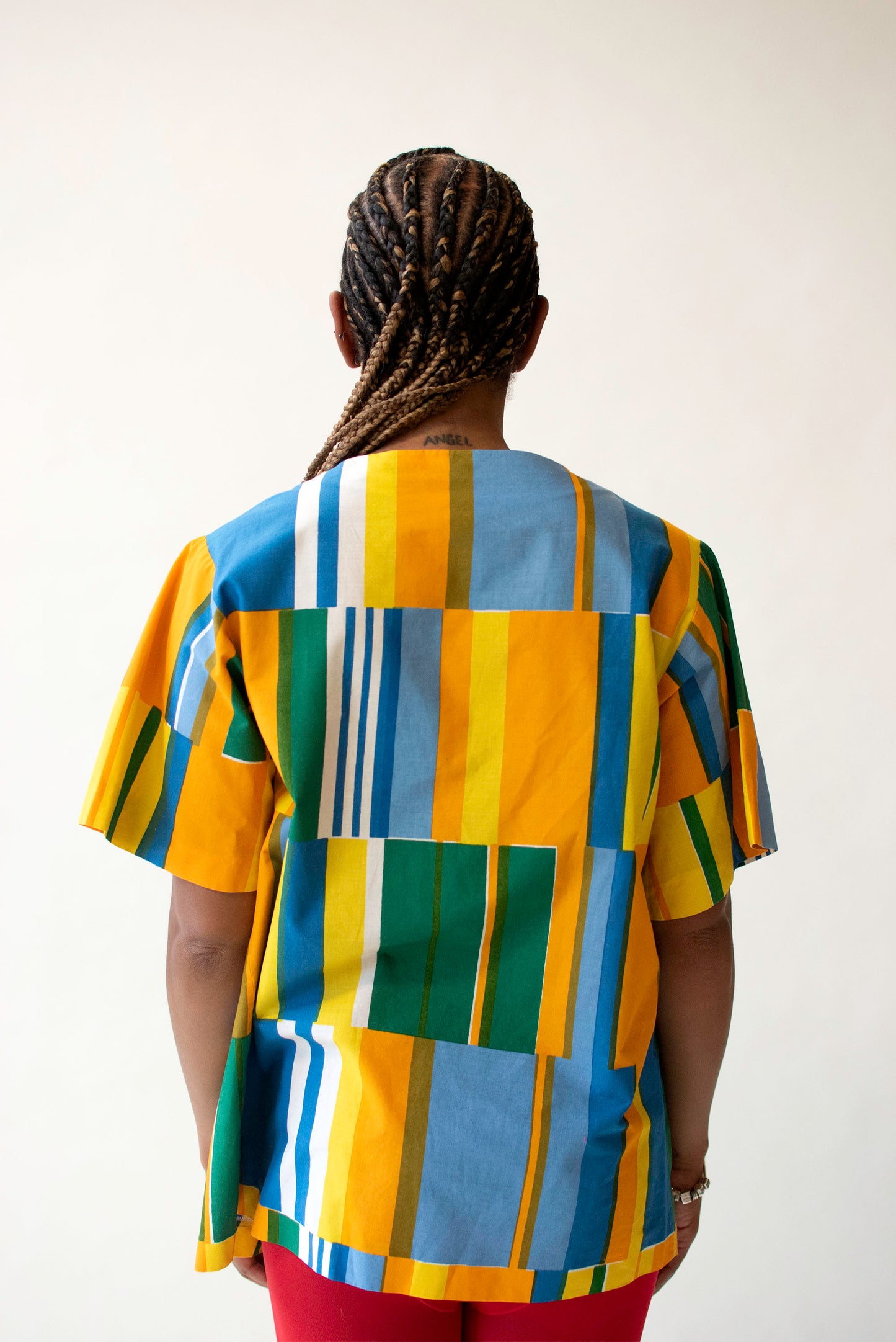 Hyppyraita print Tunic | Marimekko 1973