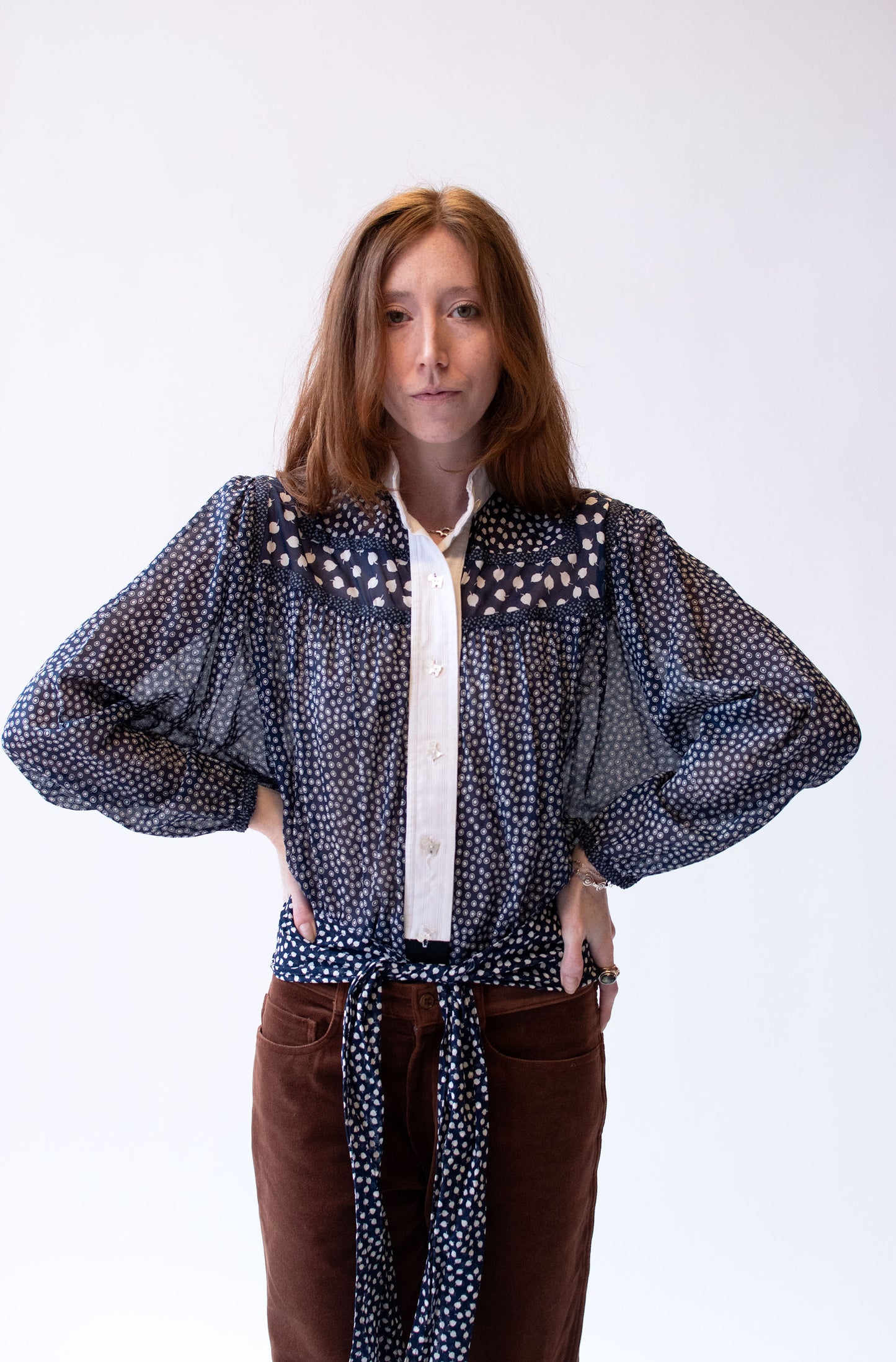 Mixed Print Shirt | Koos Van Den Akker