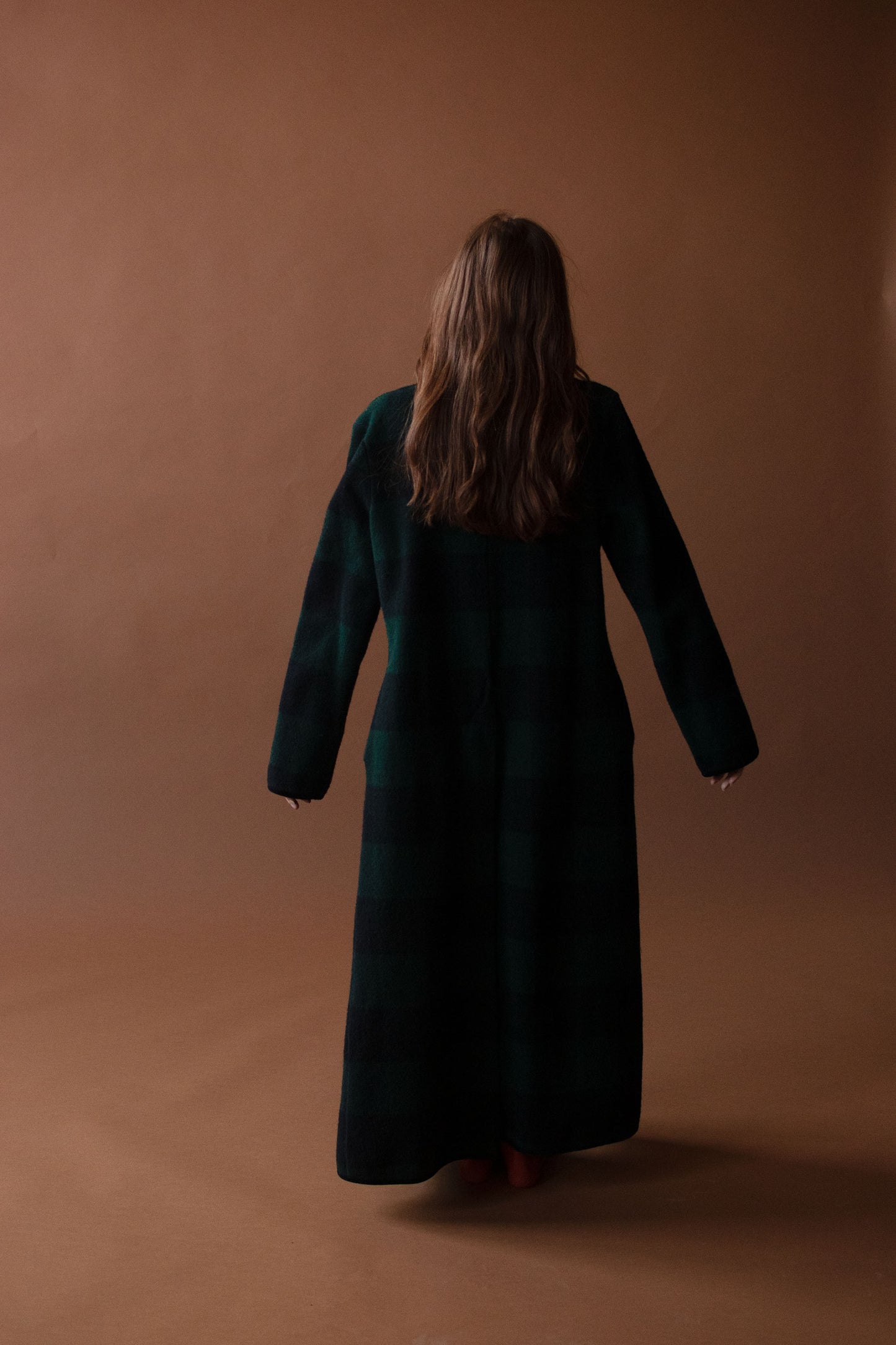 1980s Plaid Riding Coat