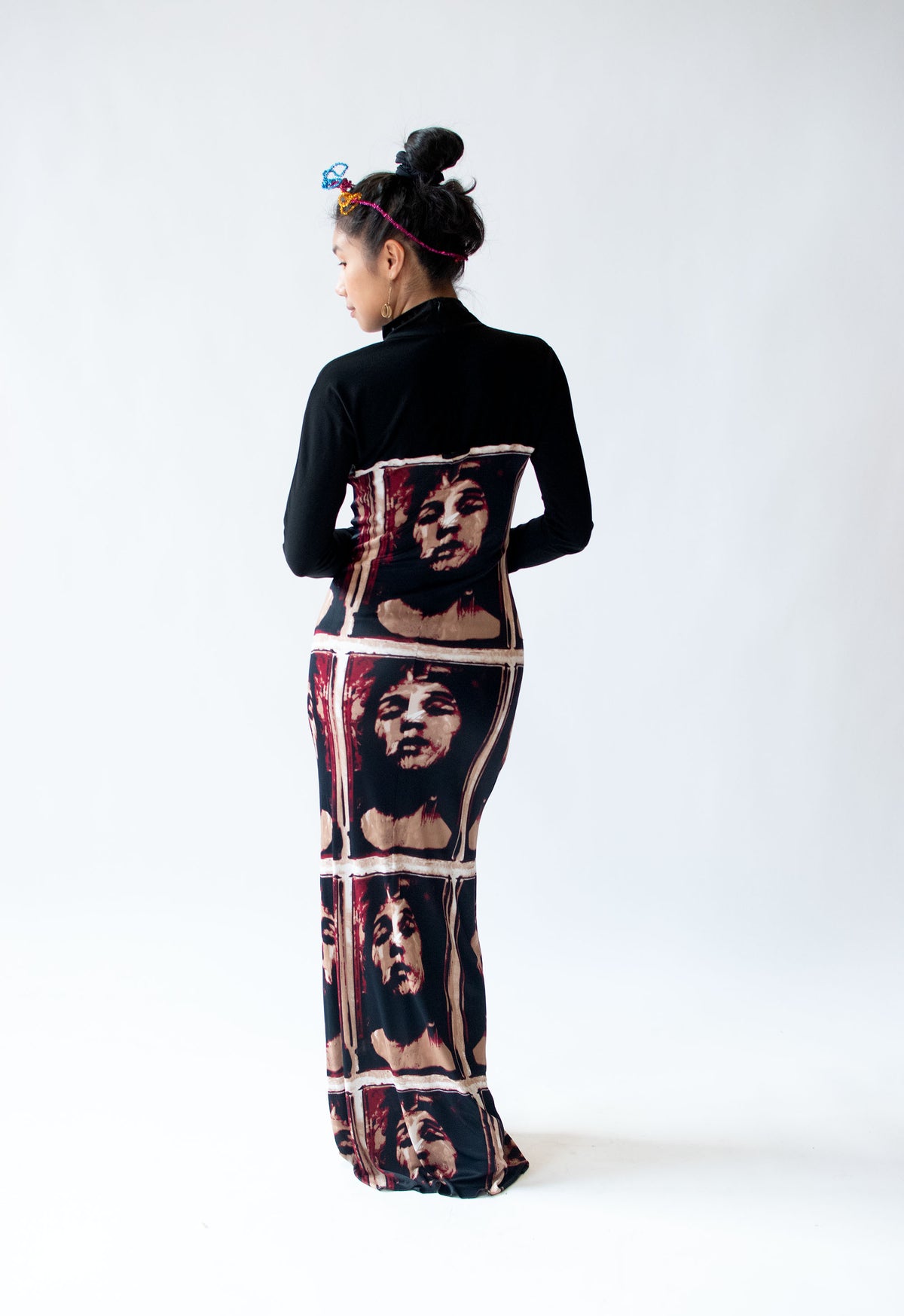 1990s Portrait Print Dress | Jean Paul Gaultier