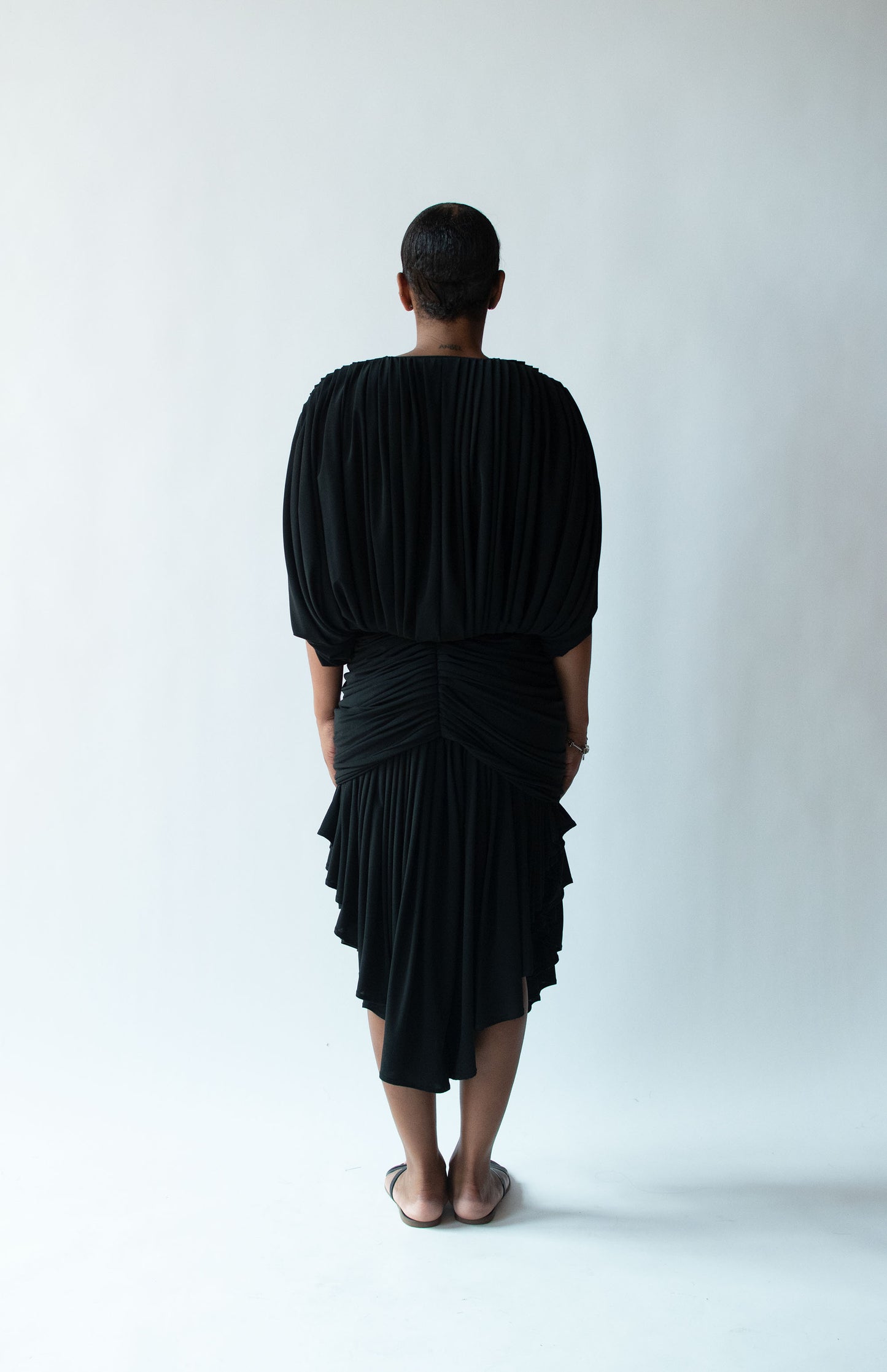 1980s Draped Dress | Norma Kamali