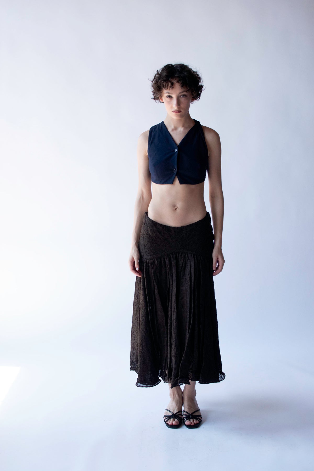 Navy Vest | Romeo Gigli