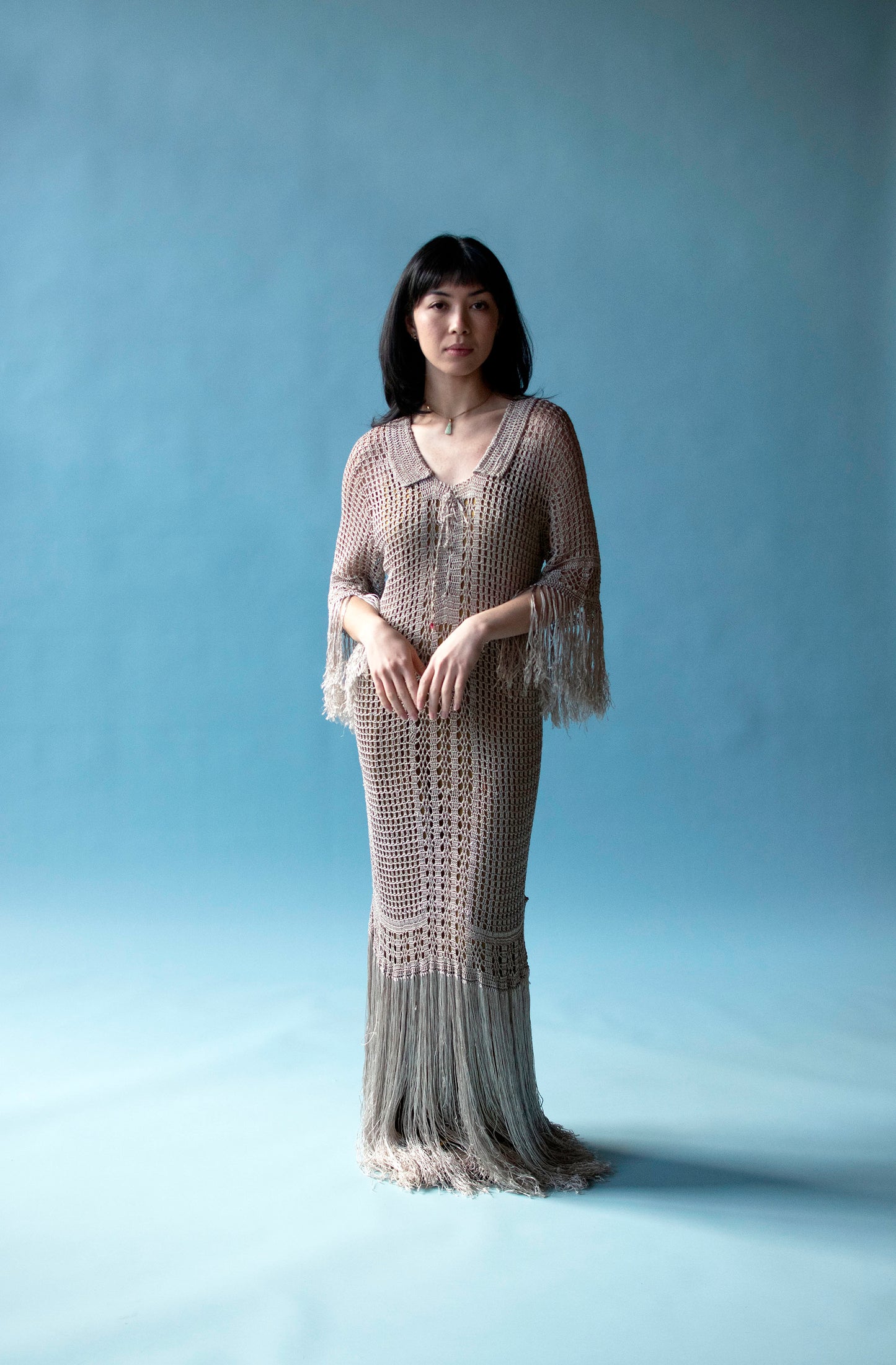 1920s Crochet Dress