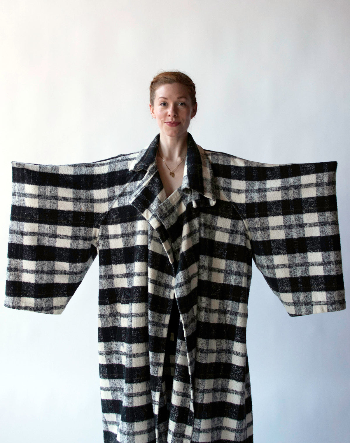 Plaid Coat | Comme Des Garcons FW 1986