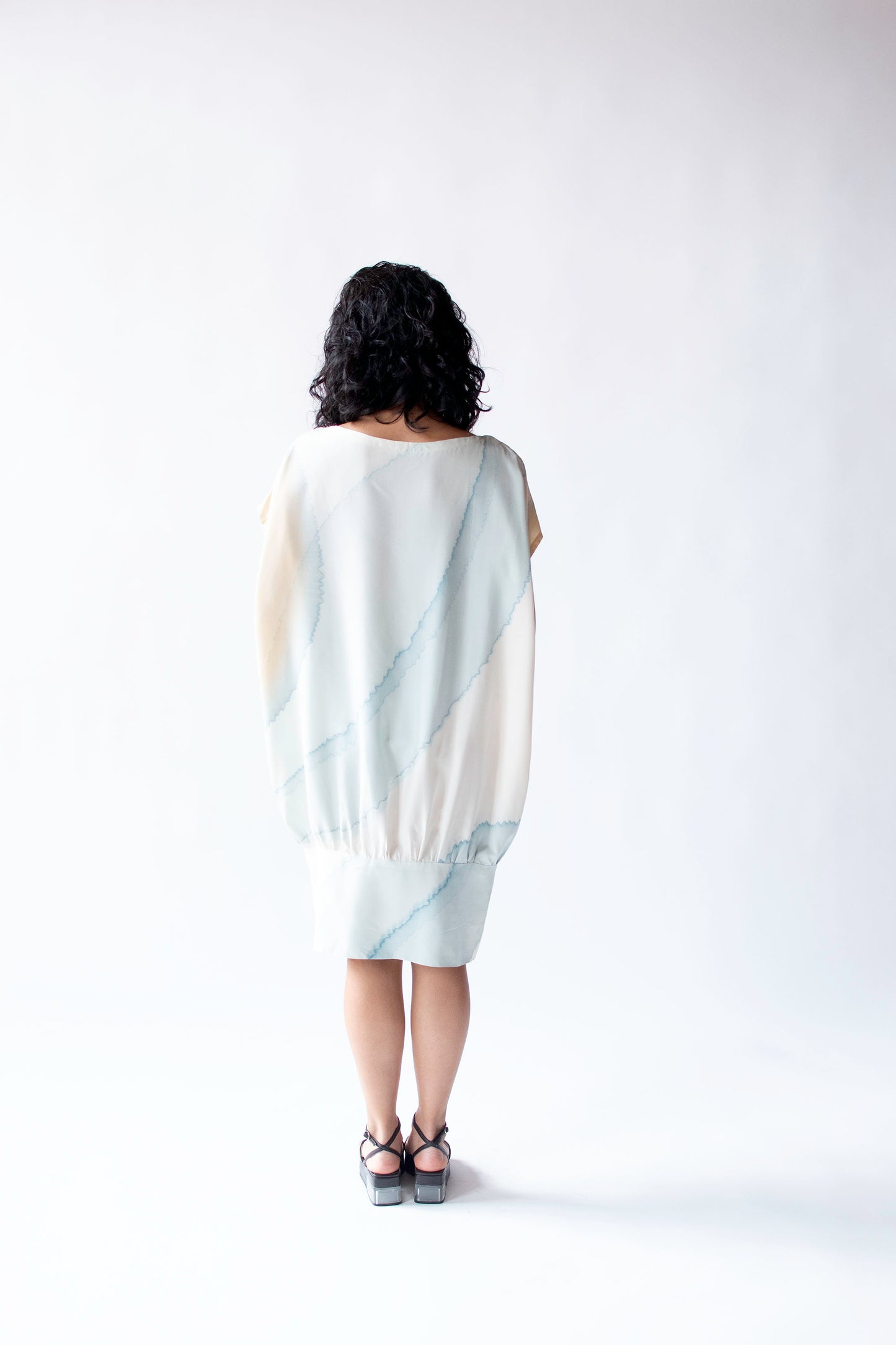 1980s Painted Silk Dress | July Mourell