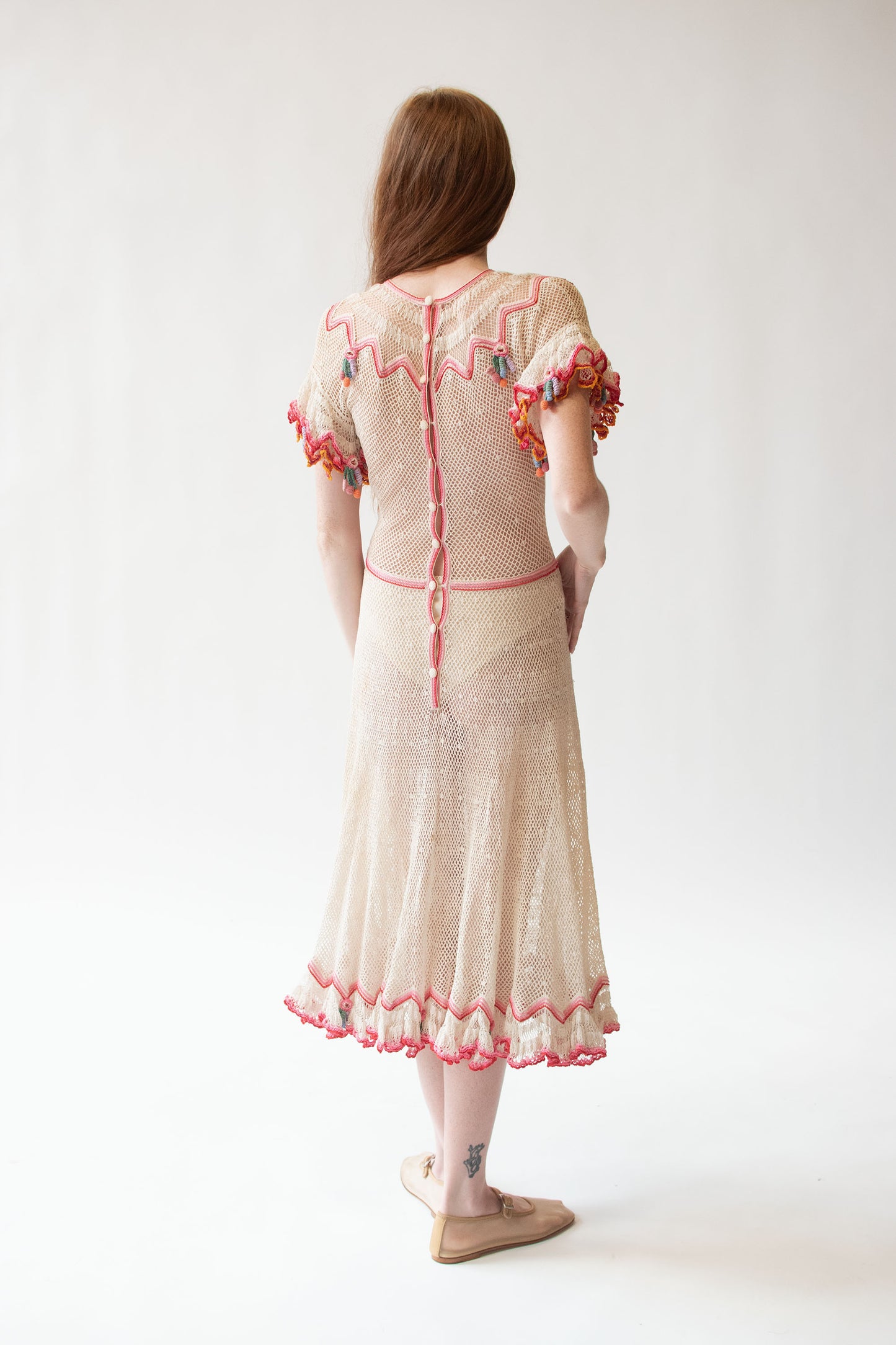 1980s Crochet Dress