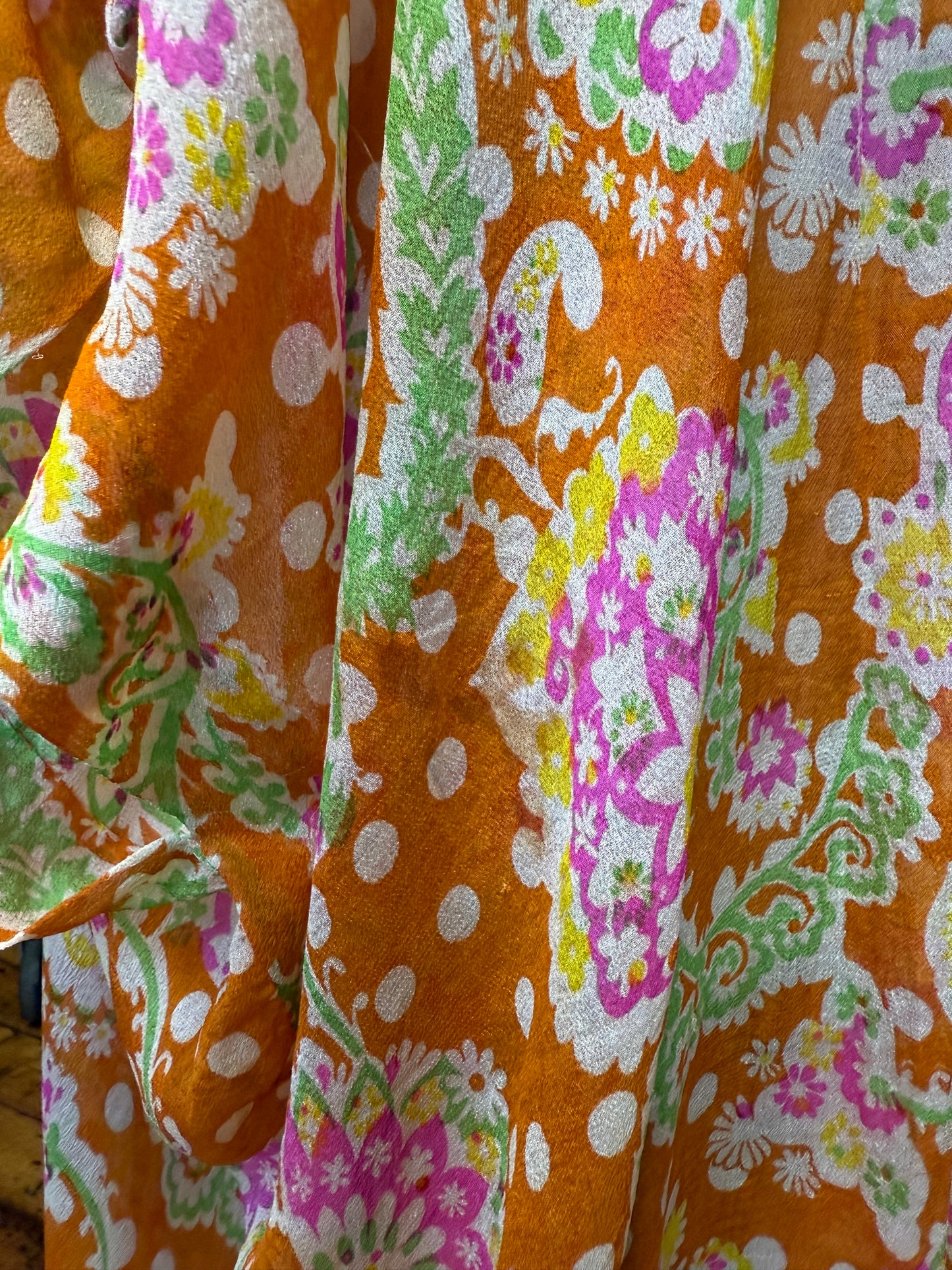 1960s Silk Caftan