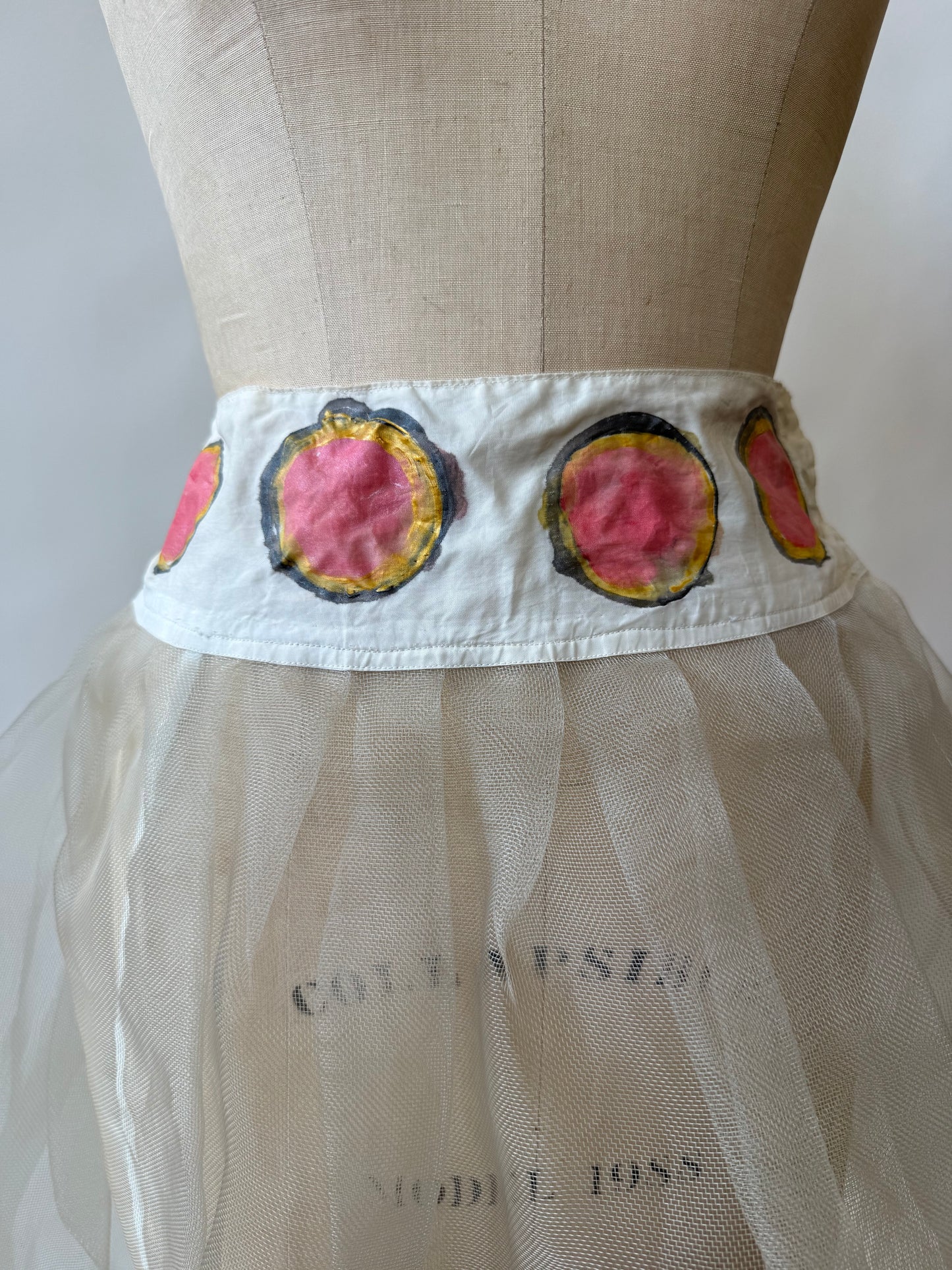 1950s Painted Crinoline