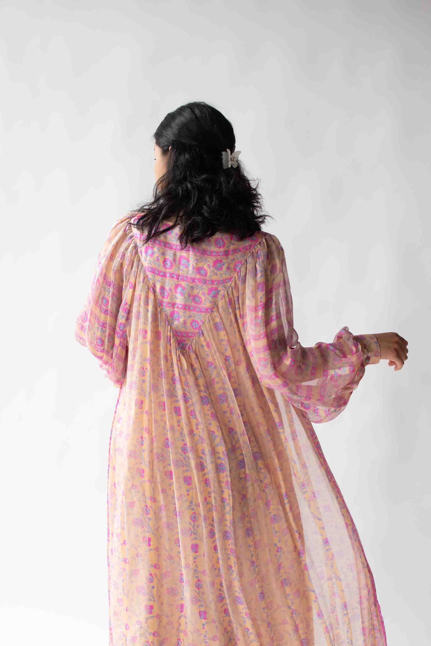 1970s Silk Dress | Raksha of Hindimp London